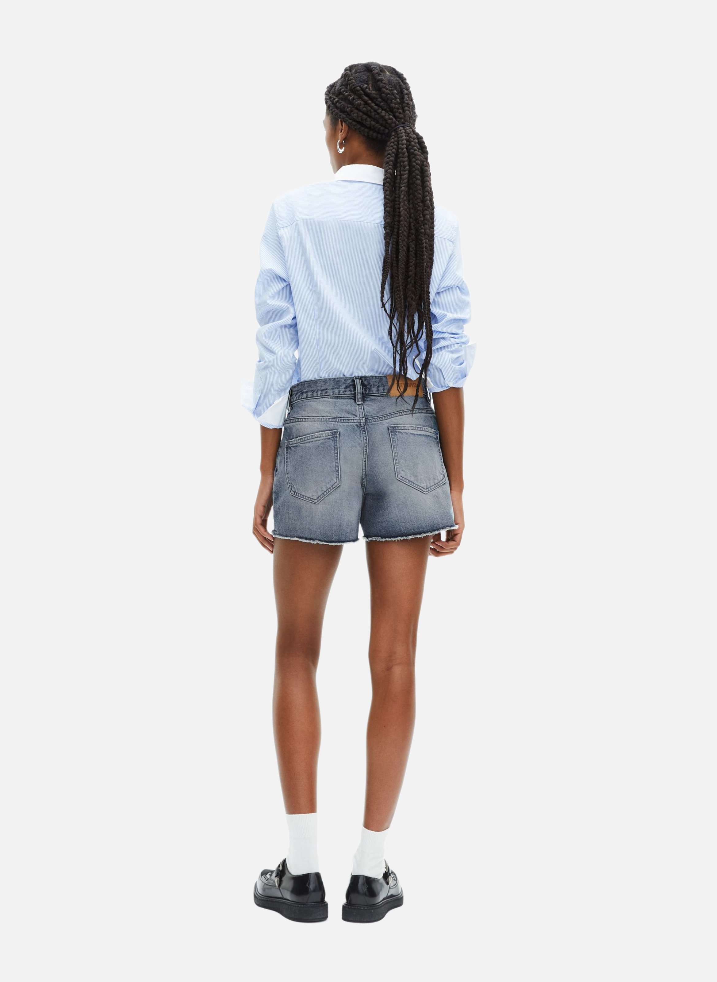 Denim shorts THE KOOPLES Blue