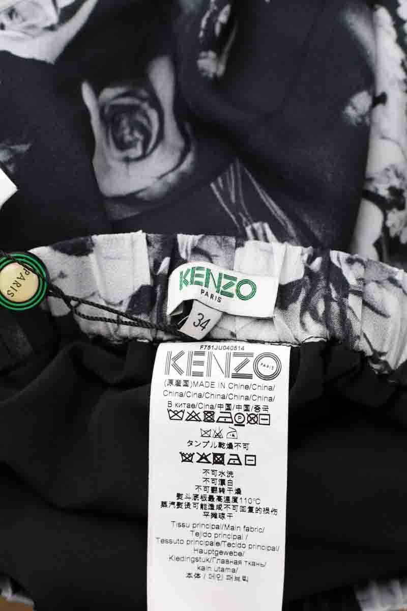 Black mini skirt KENZO - SECONDE MAIN Black