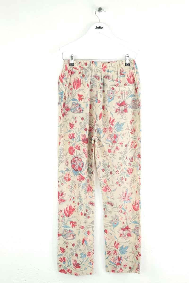 Slim-fit cotton cargo pants LAURENCE BRAS - Seconde Main Beige