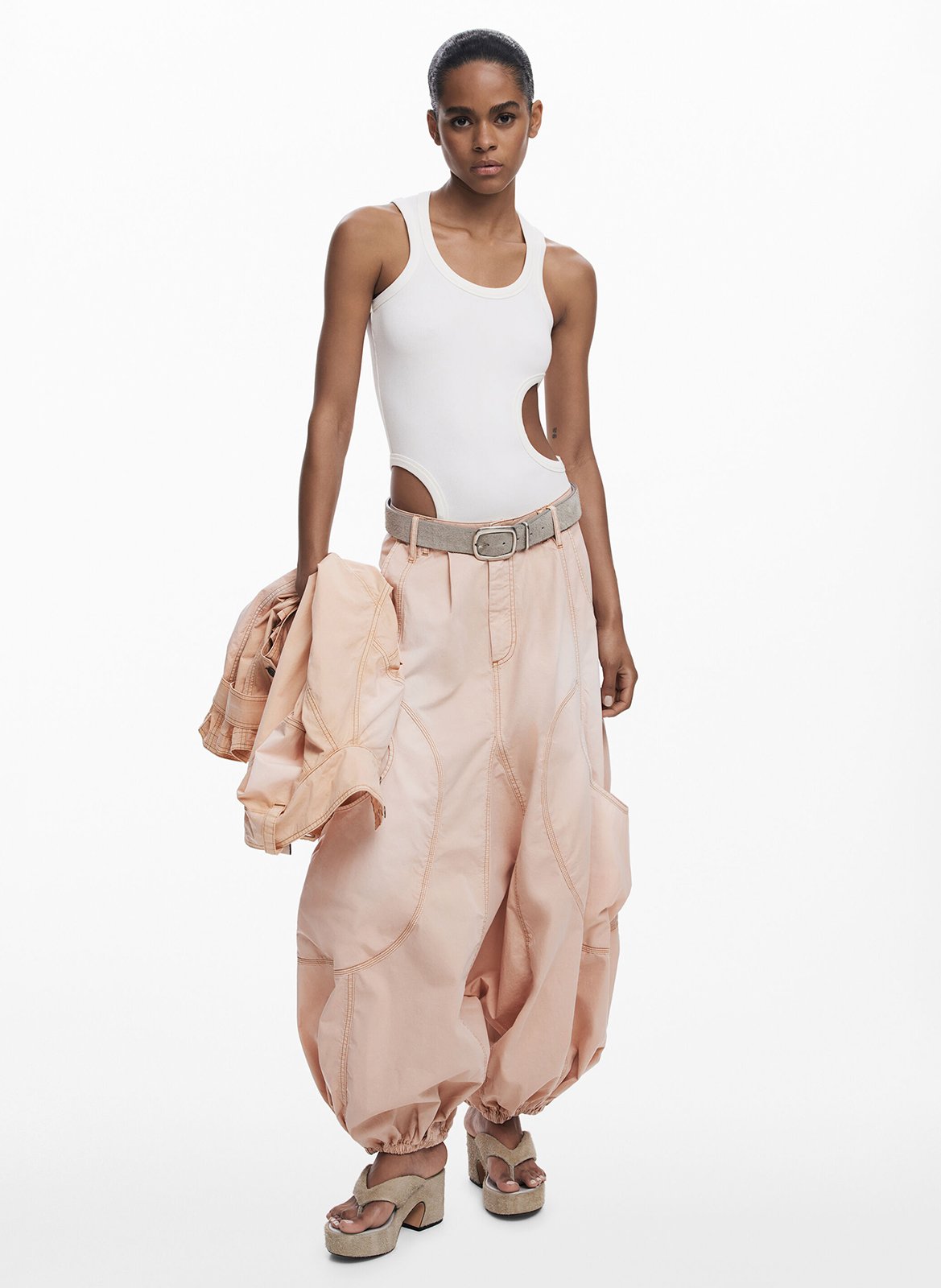 Débardeur col rond DESIGUAL Blanc