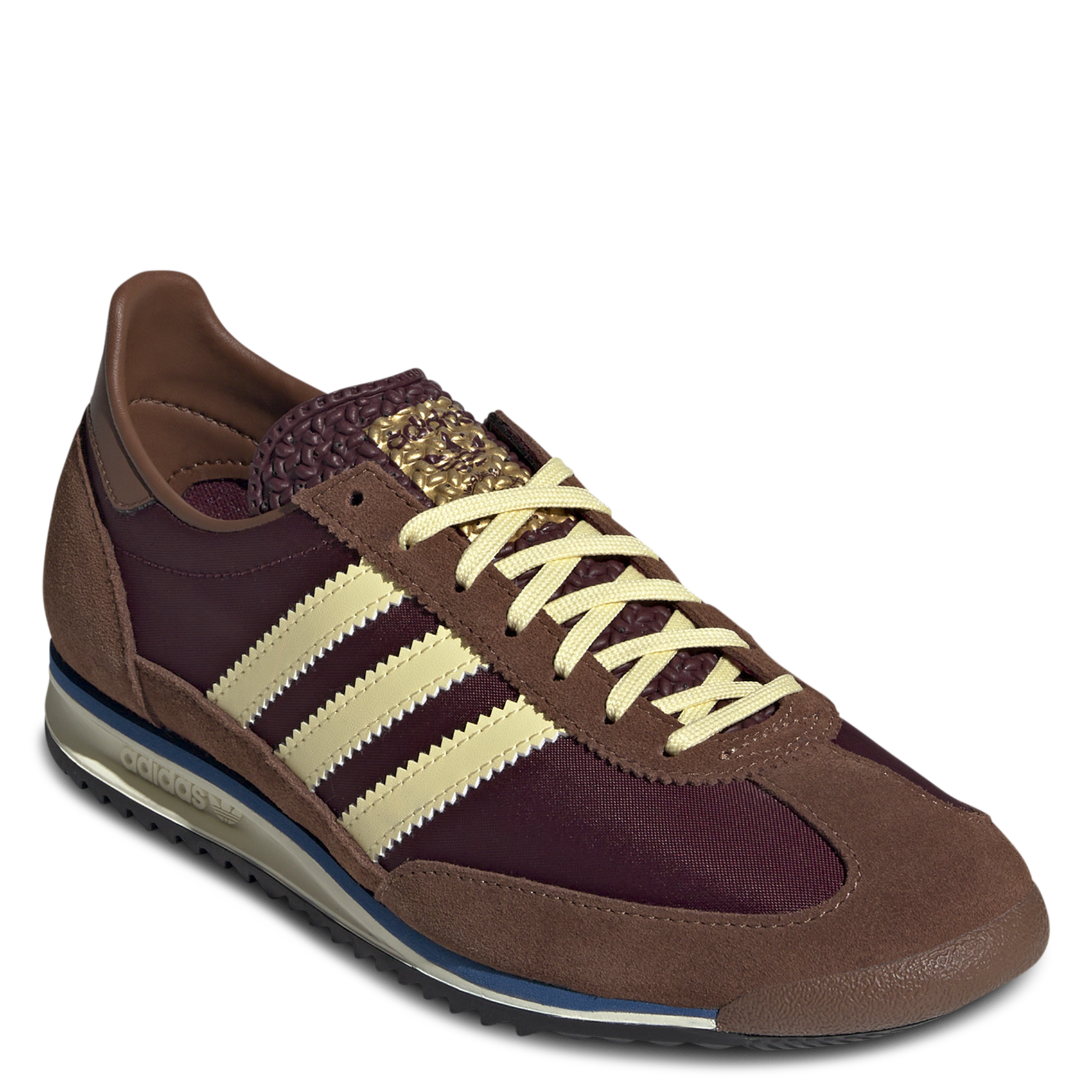 Baskets basses à lacets ADIDAS Marron