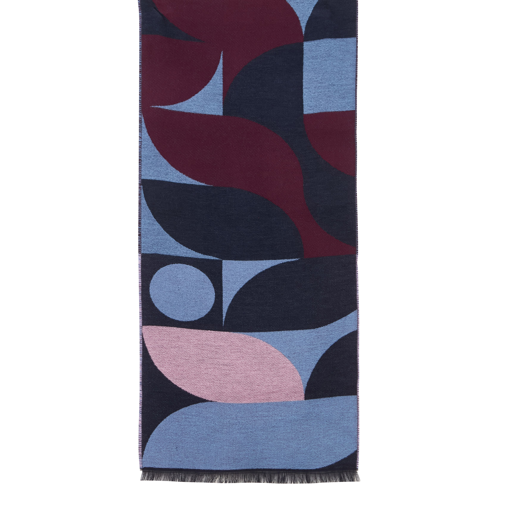 Organic cotton scarf LA FEE MARABOUTEE Blue