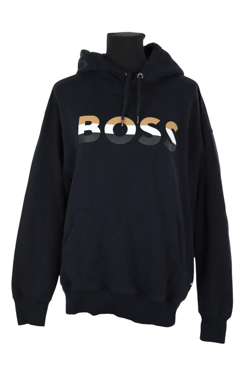 Cotton sweatshirt BOSS - SECONDE MAIN Black