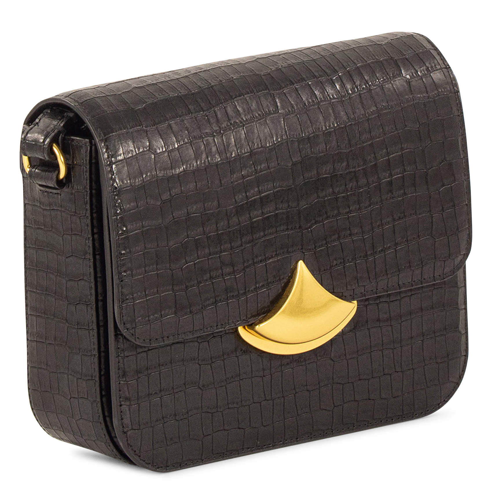 Sac bandoulière en cuir SESSUN Noir