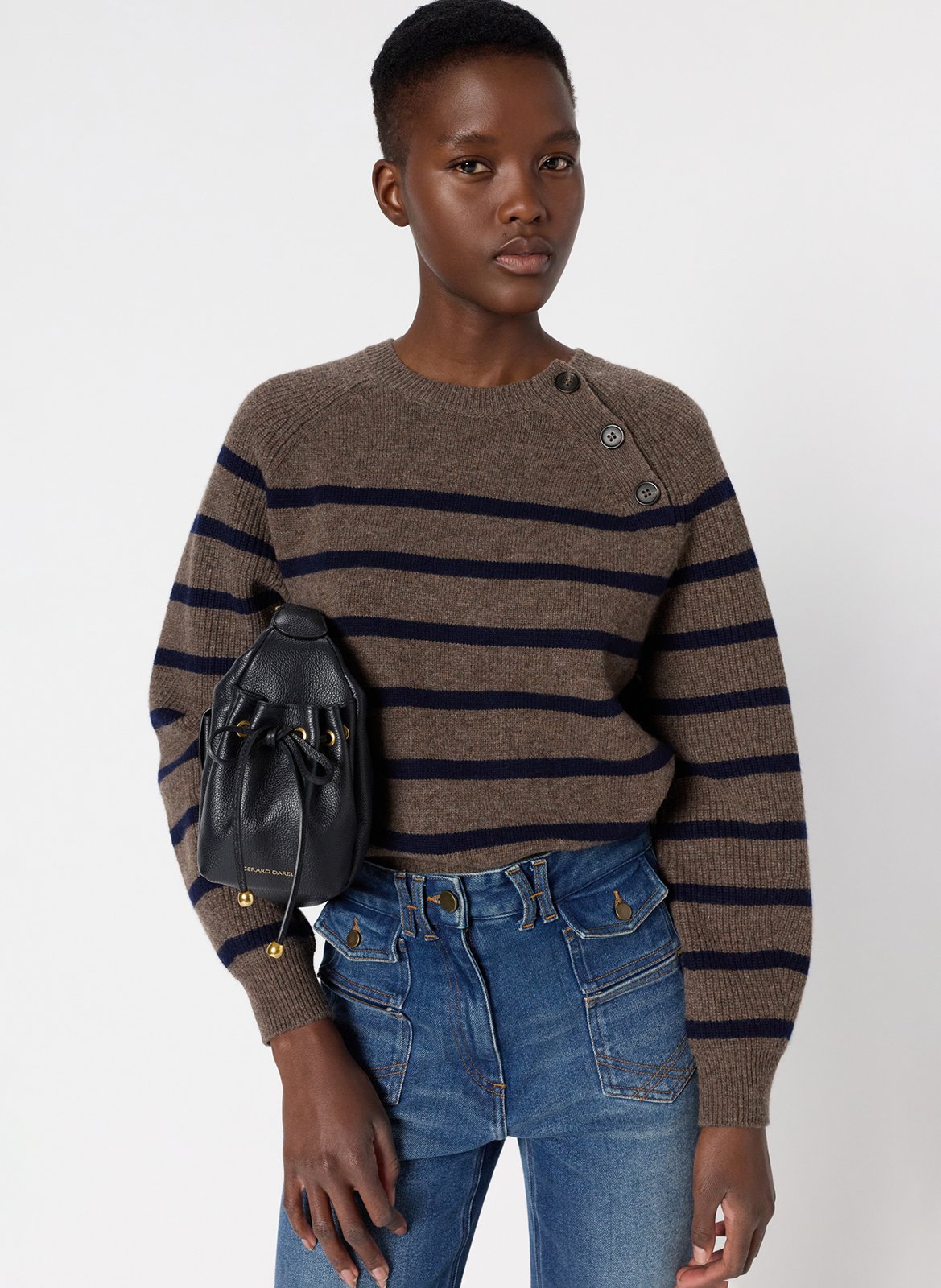 Pull col rond en laine GERARD DAREL