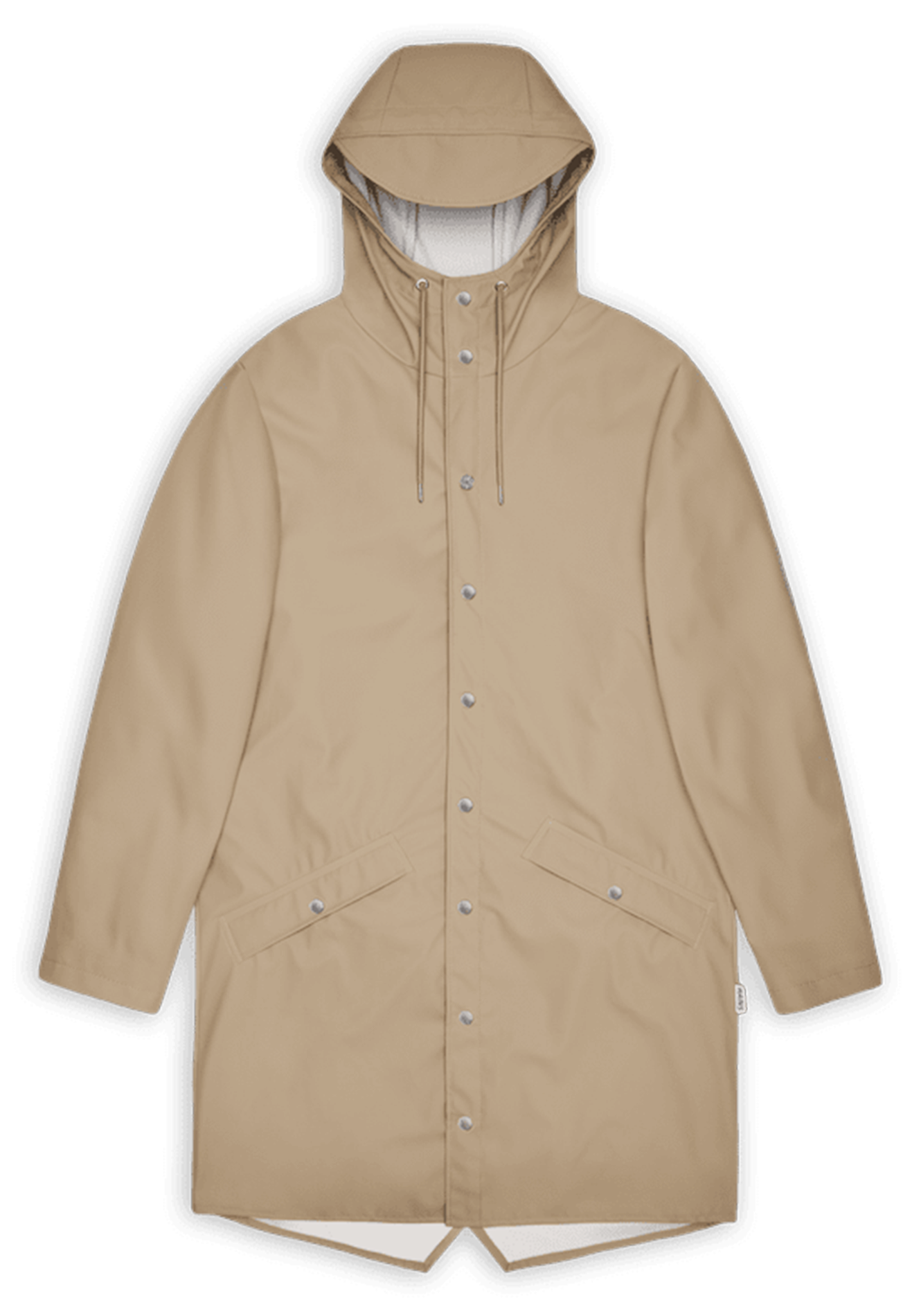 Coupe-vent imperméable à capuche RAINS Beige