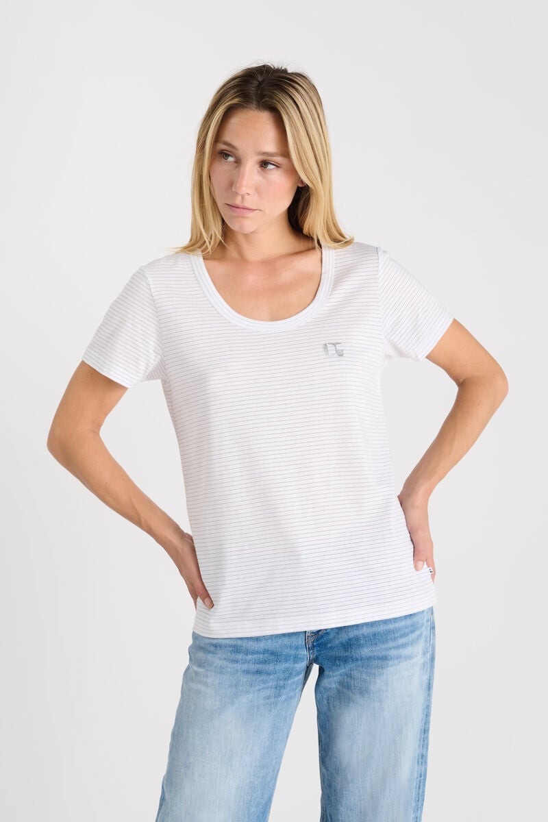 Tommy Badge T-shirt LE TEMPS DES CERISES White