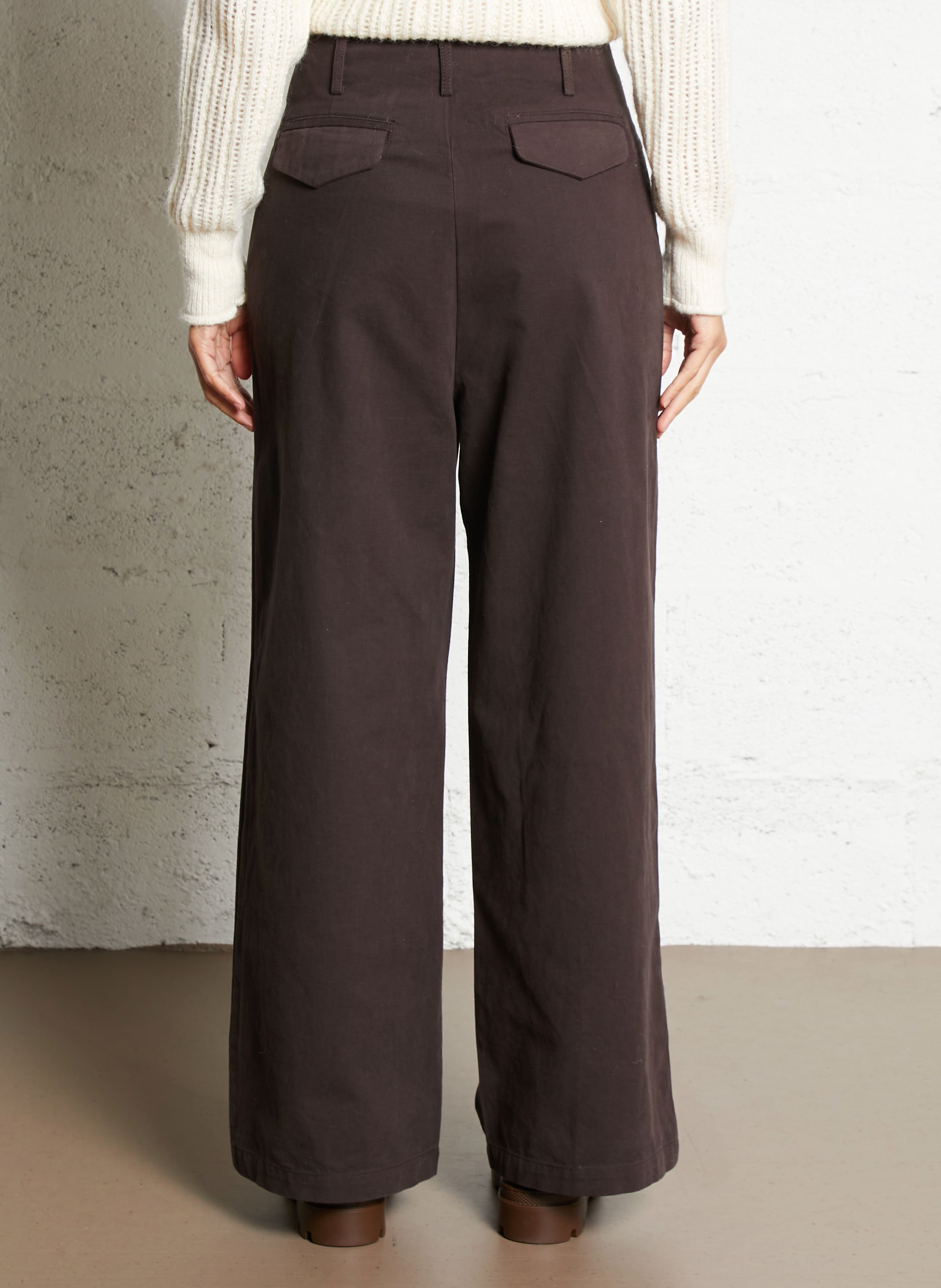 Weit geschnittene Jeans THE KORNER Braun