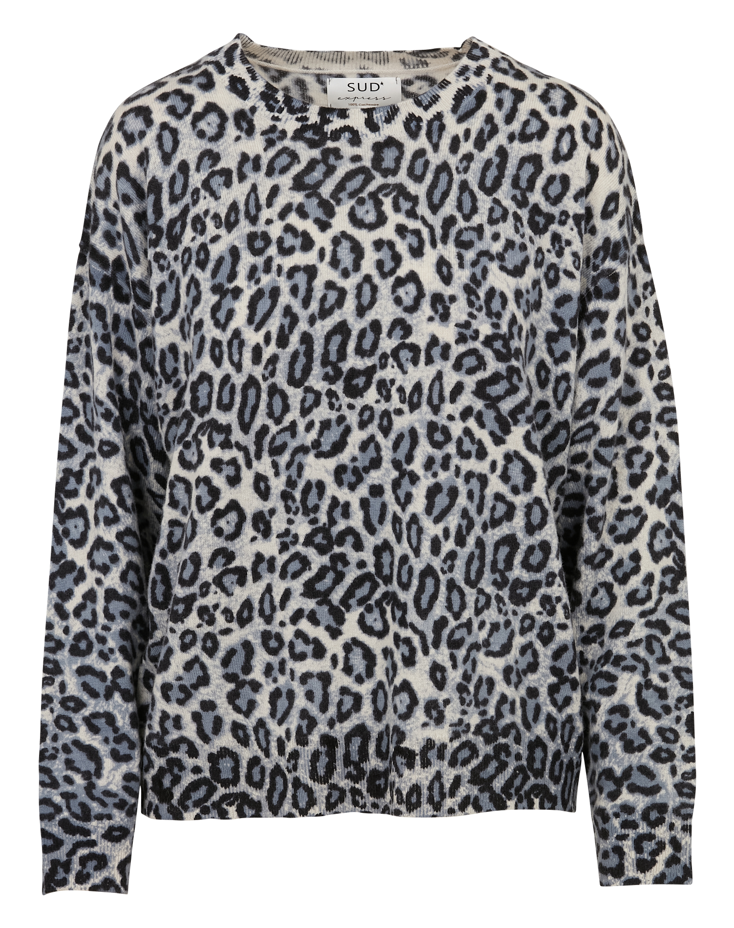 Oversize-Pullover aus Kaschmir SUD EXPRESS Blau