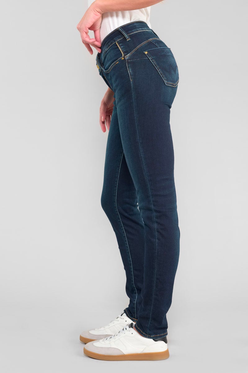Push-up slim jeans, length 34 LE TEMPS DES CERISES Blue