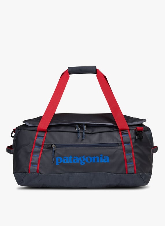 patagonia mens weekender bag Black Hole Duffel 40L organized extended trip Convertible weekend bag Blue Patagonia
