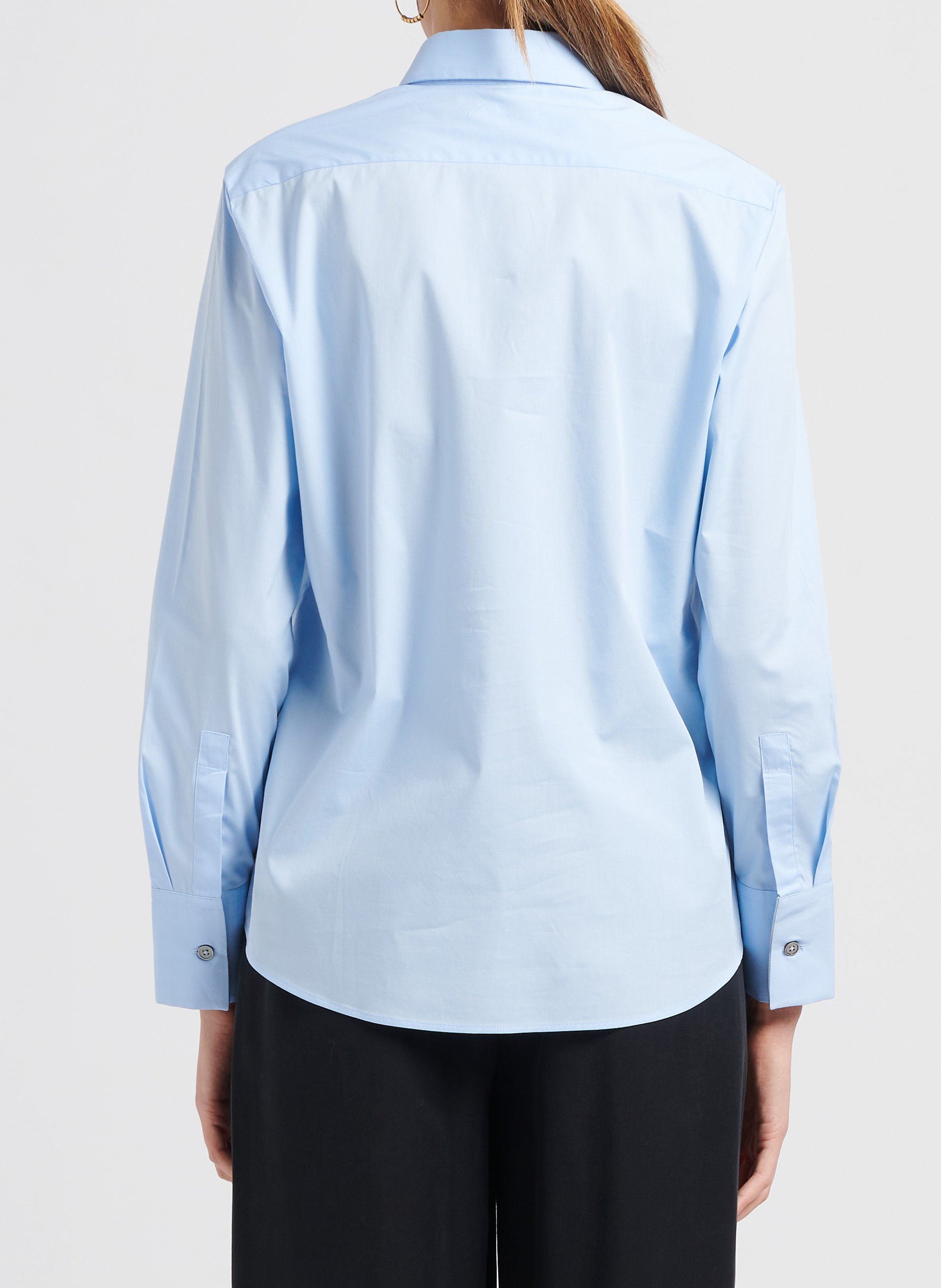 Chemise col classique en coton stretch  PAUL SMITH Bleu