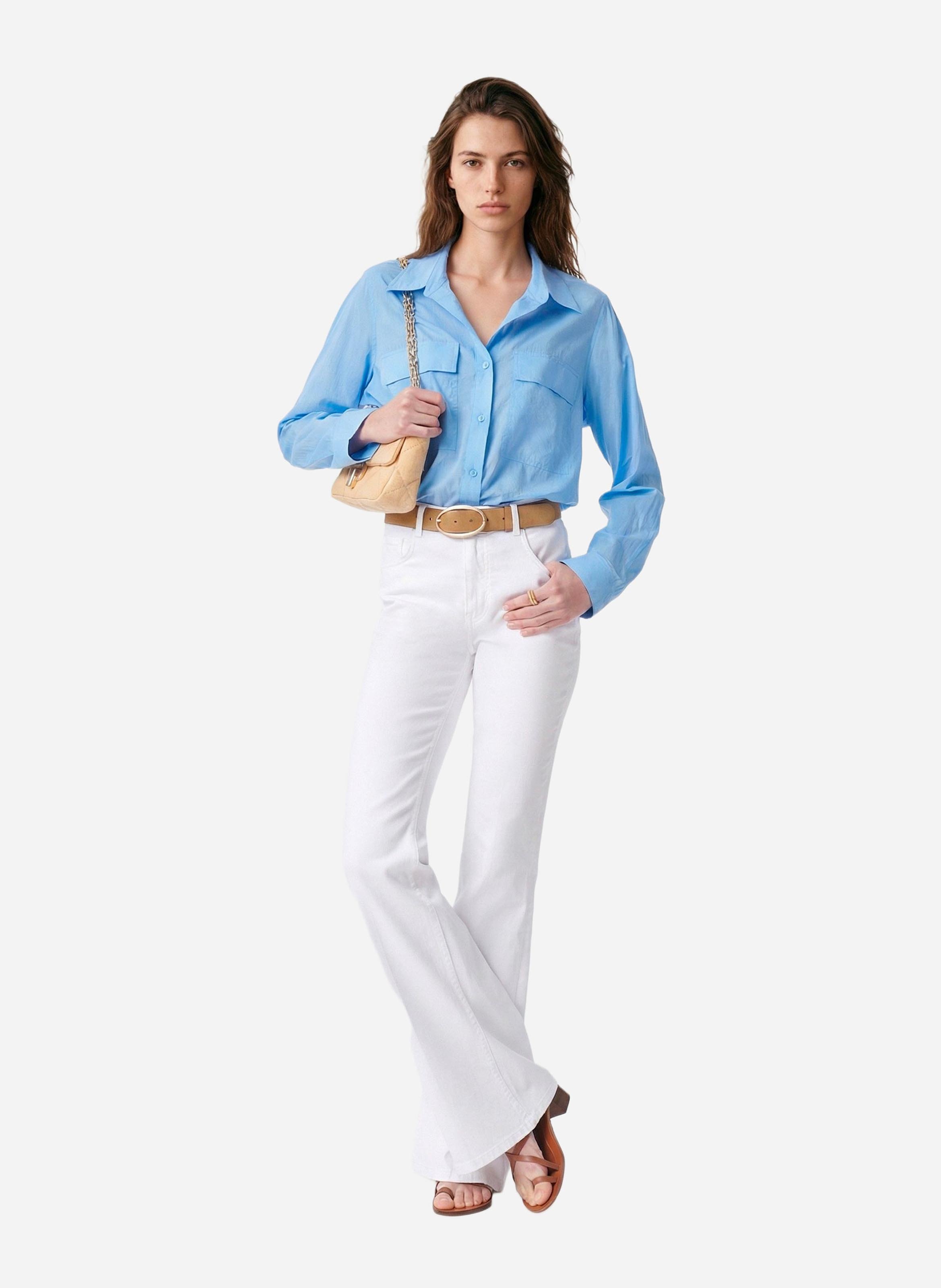 Colonel plain shirt VANESSA BRUNO Blue