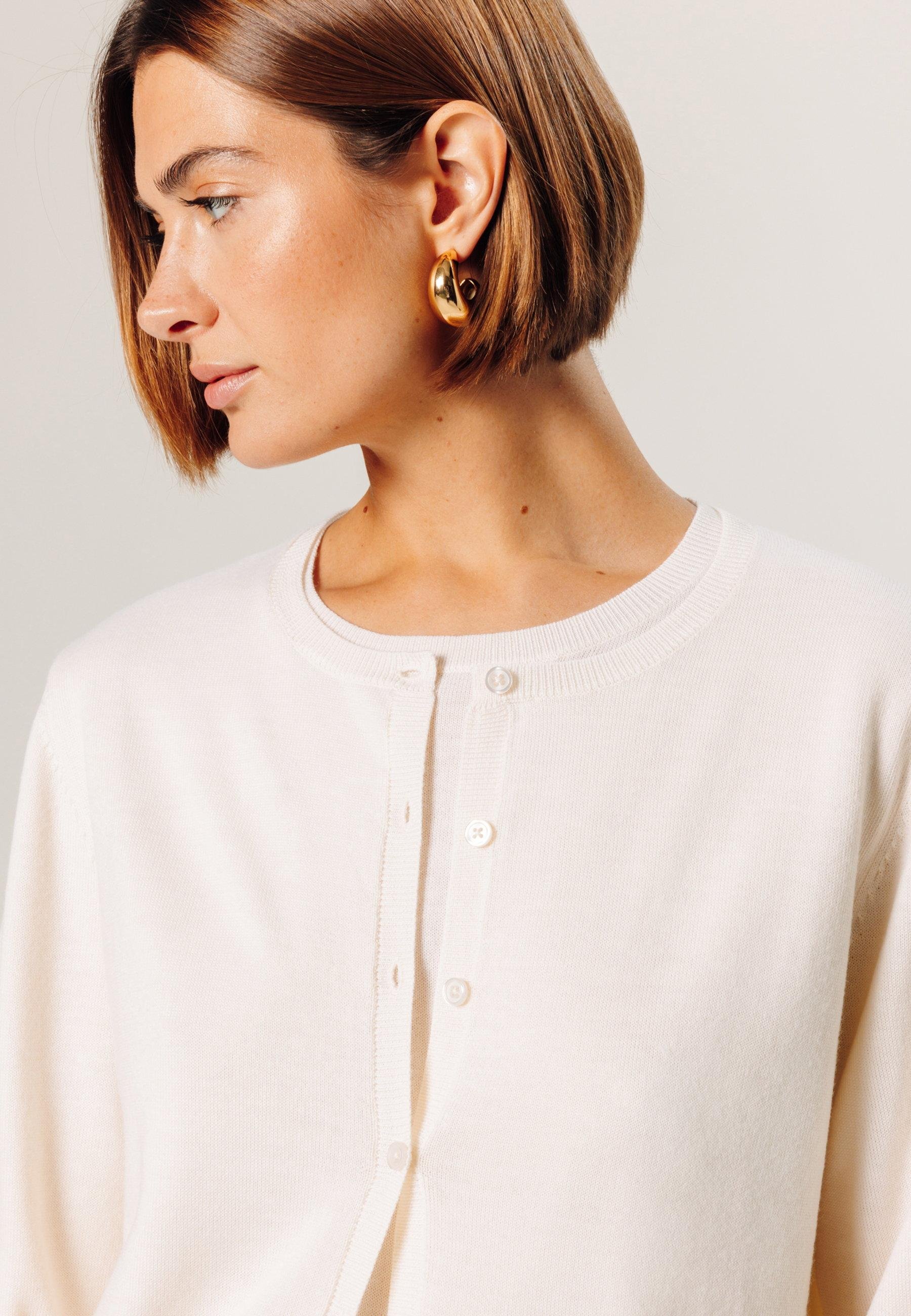 Merino wool cardigan RODIER White