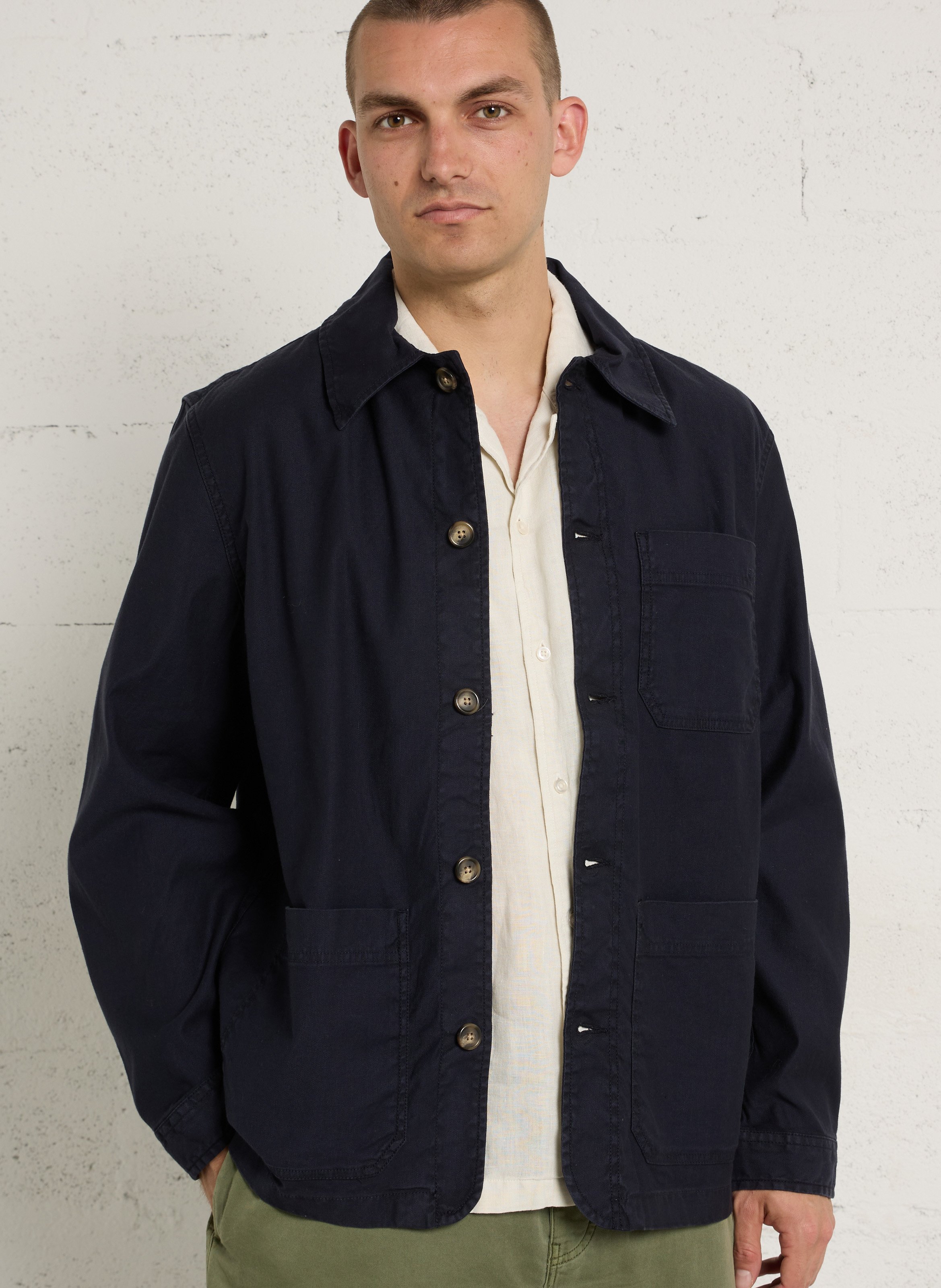 Chemise col classique en coton GANT