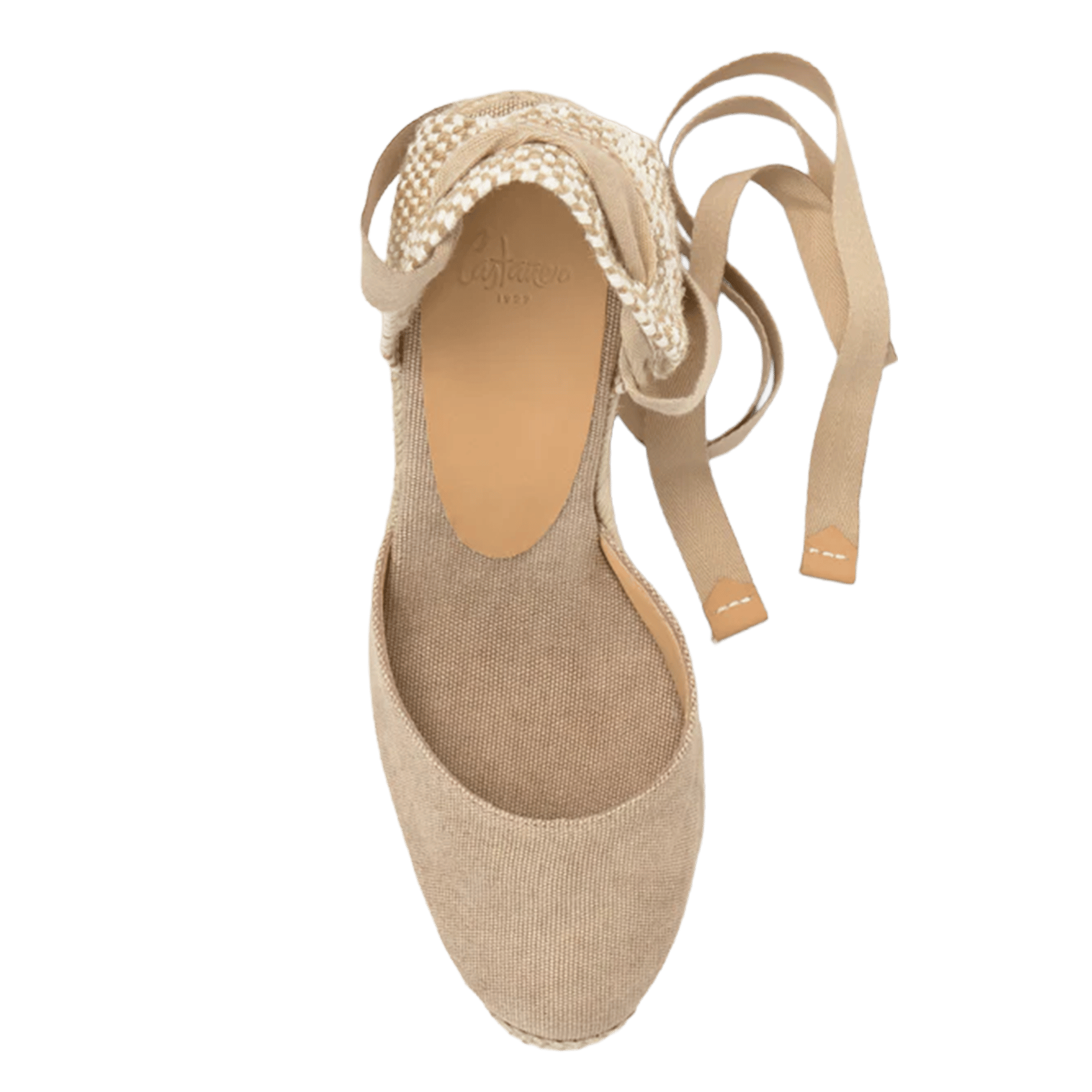 Cotton strap espadrilles CASTANER Golden