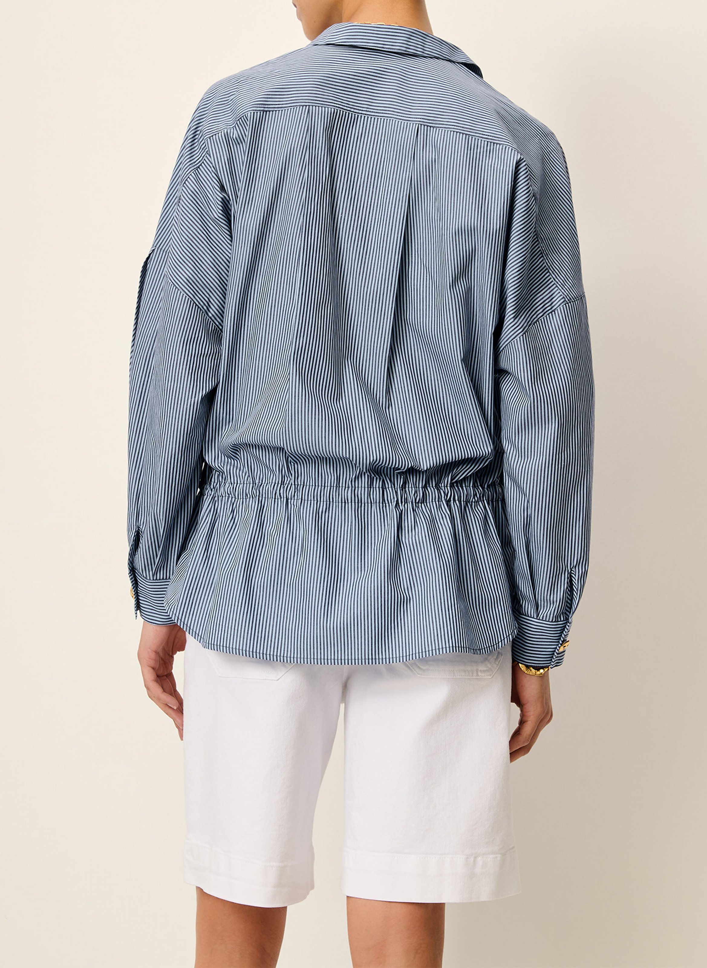 Baumwoll-Bluse SESSUN Blau