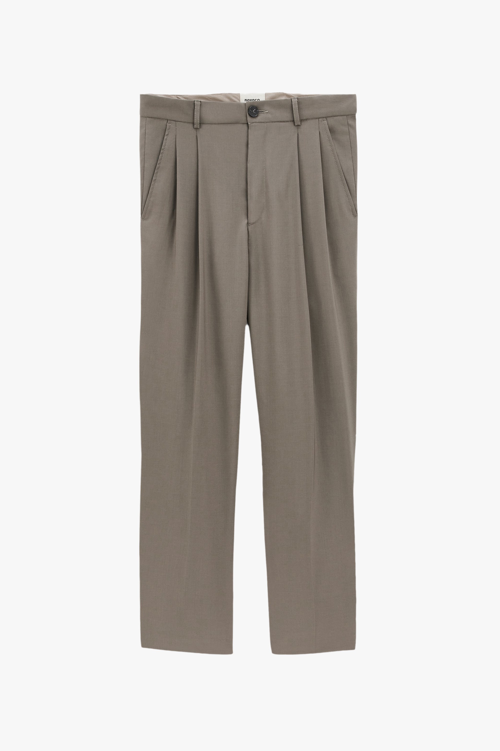 Wide-leg pleated trousers Lotten Noyoco Beige