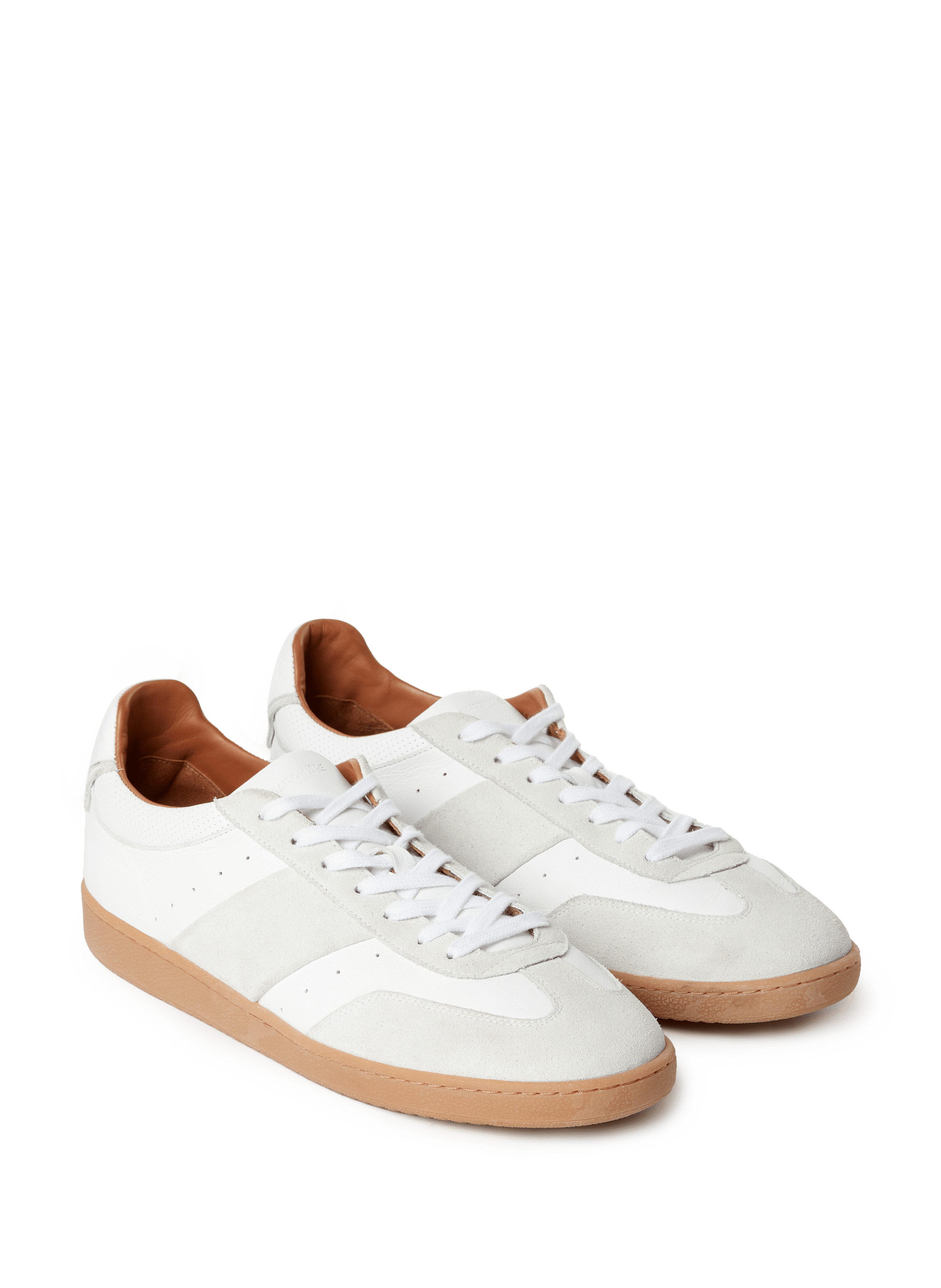 Leather saloon sneakers SAISON 1865 White