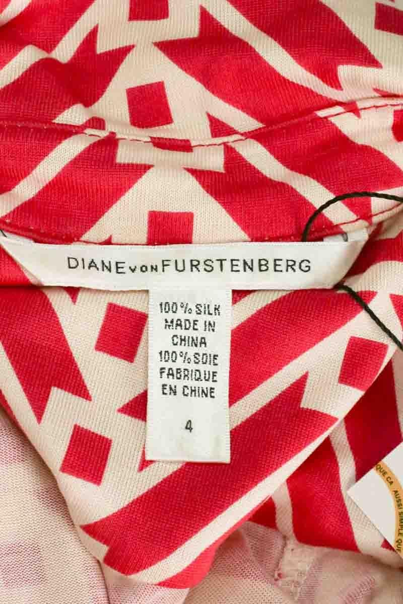 Robe DIANE VON FURSTENBERG - Seconde Main Rose