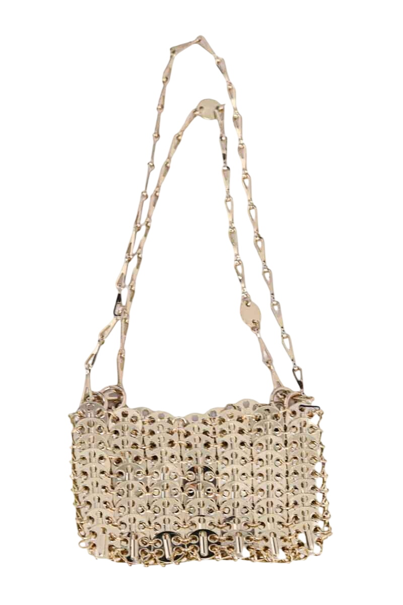 Nano 1969 Mini Bag PACO RABANNE - Seconde Main Golden