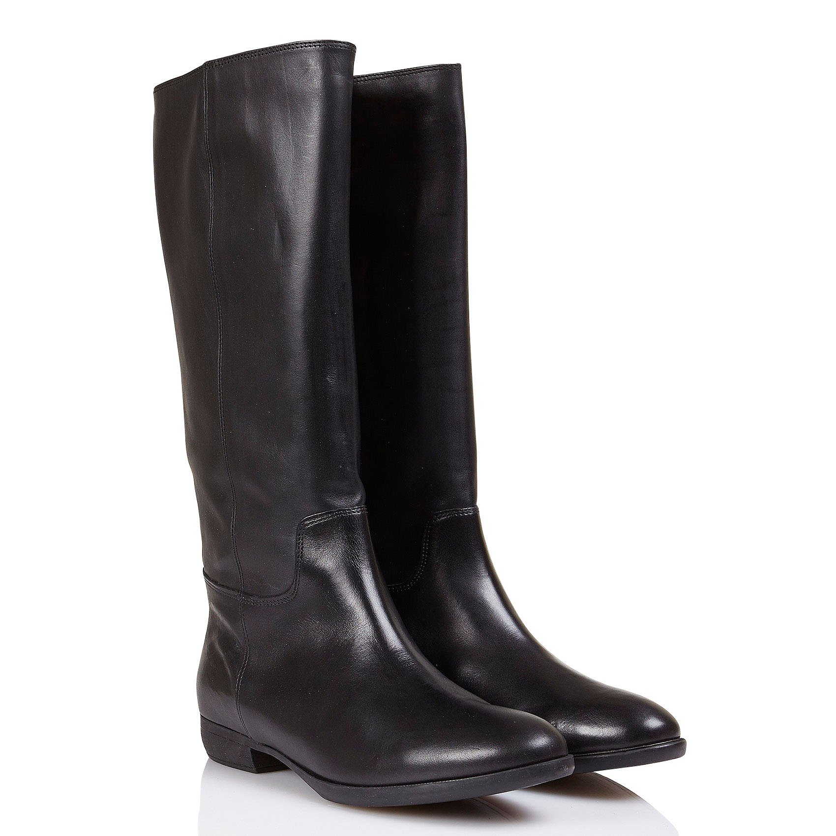 Bottes en cuir JONAK Noir