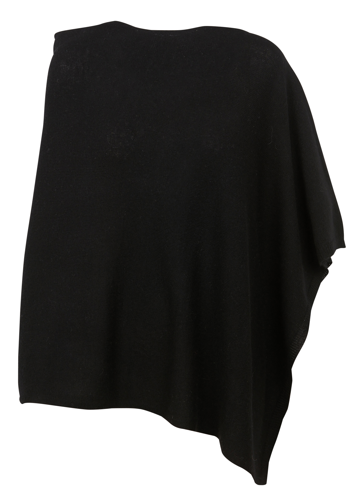 Poncho en cachemire CAROLL Noir