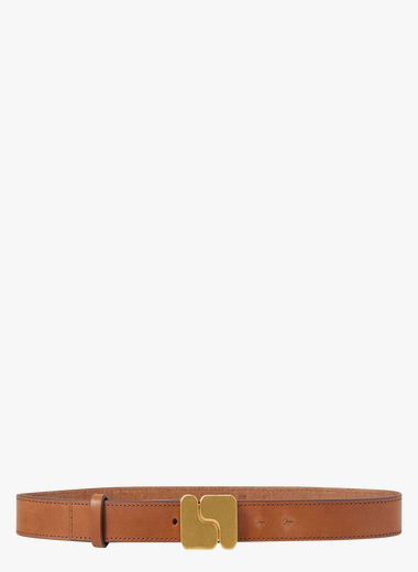 Cinturón rockero de Cuero con tachuelas color marrón - IBAGS BELTS