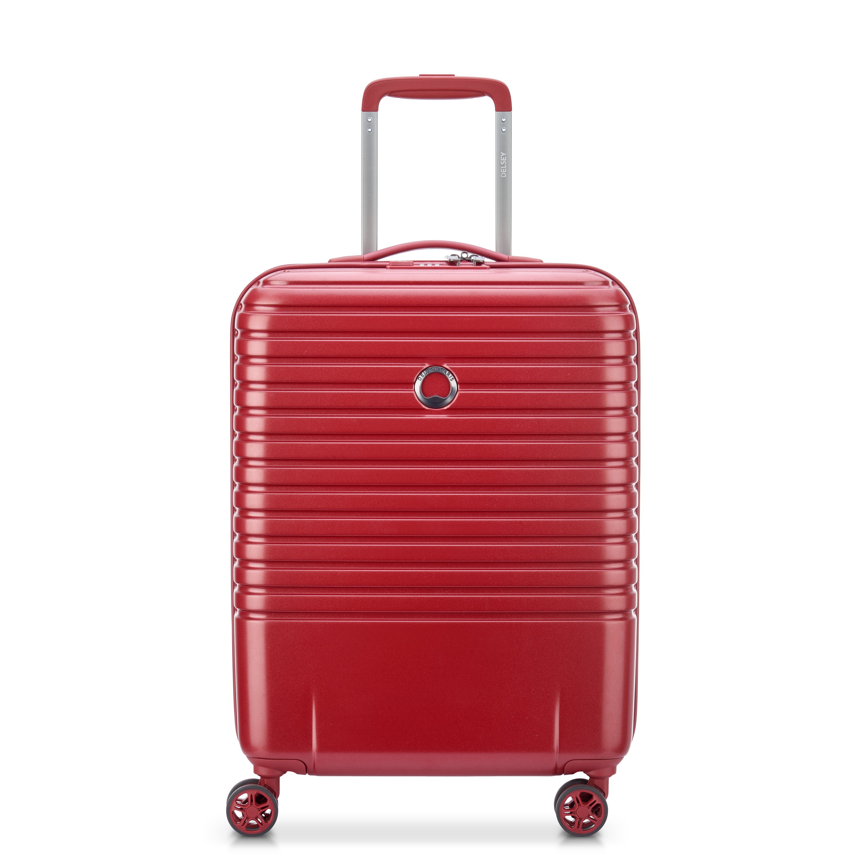 Rigid cabin suitcase DELSEY PARIS Red