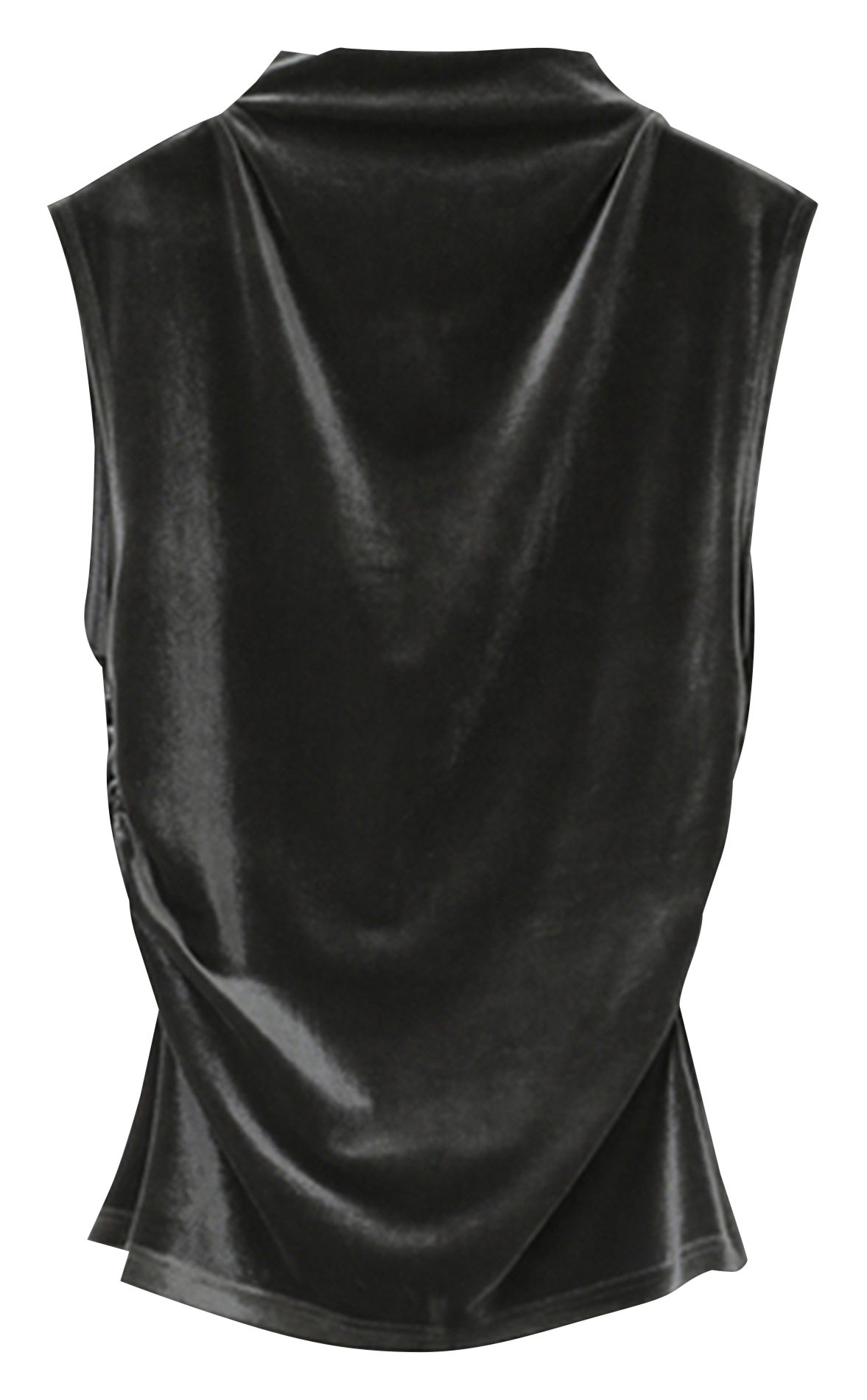 Draped round-neck top GRACE ET MILA Silver