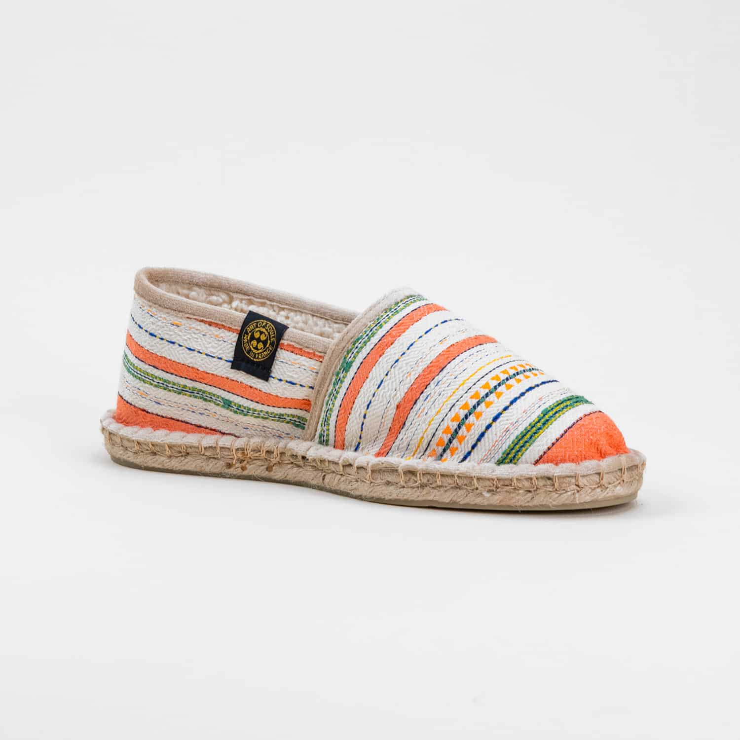 Striped espadrilles ART OF SOULE Beige