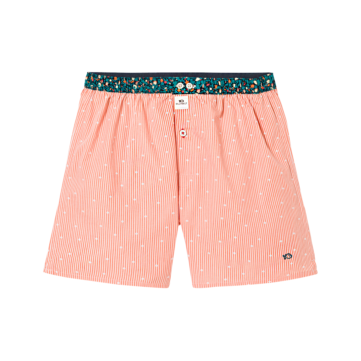 Organic cotton boxer shorts BILLYBELT Red