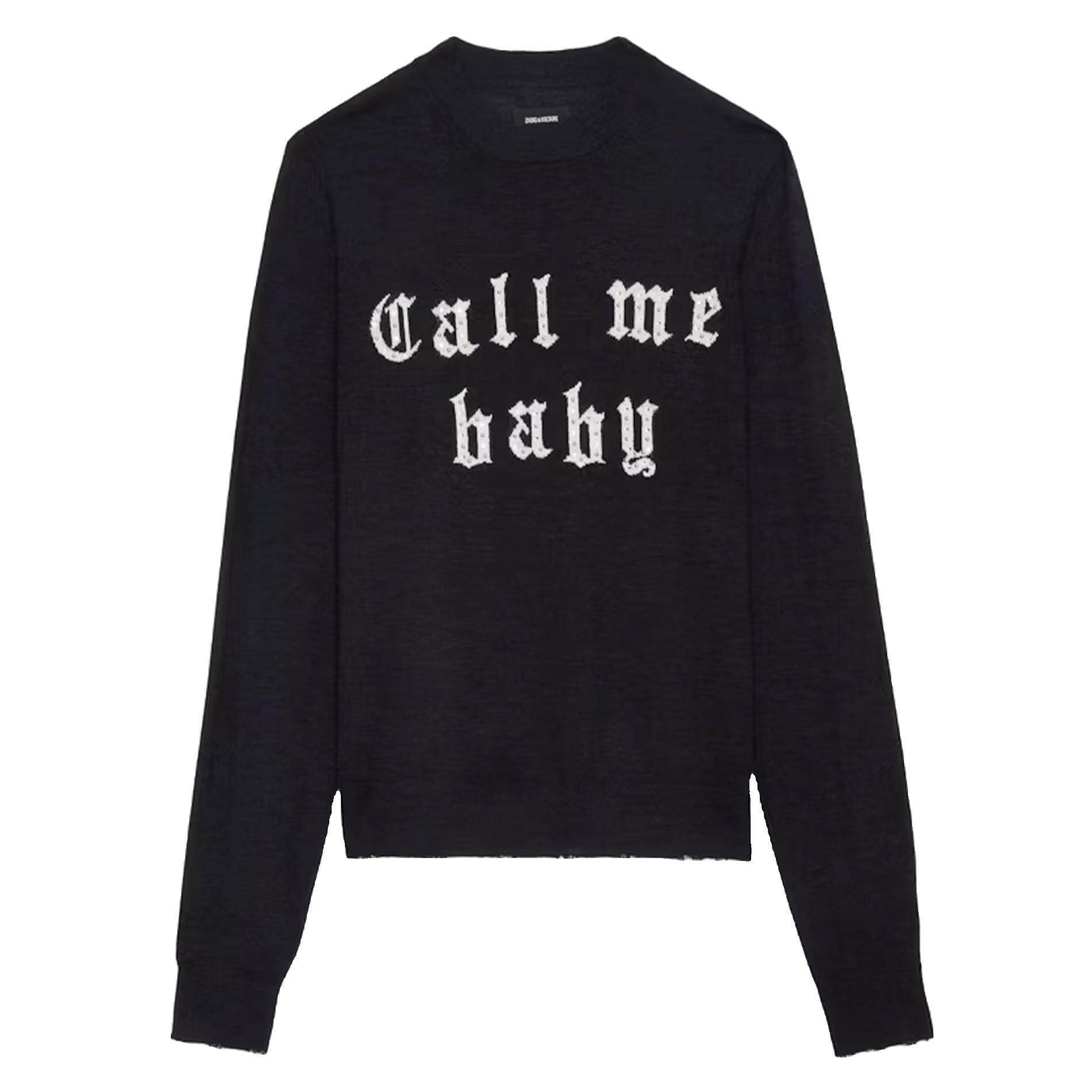 Pull droit en laine ZADIG&VOLTAIRE Gris
