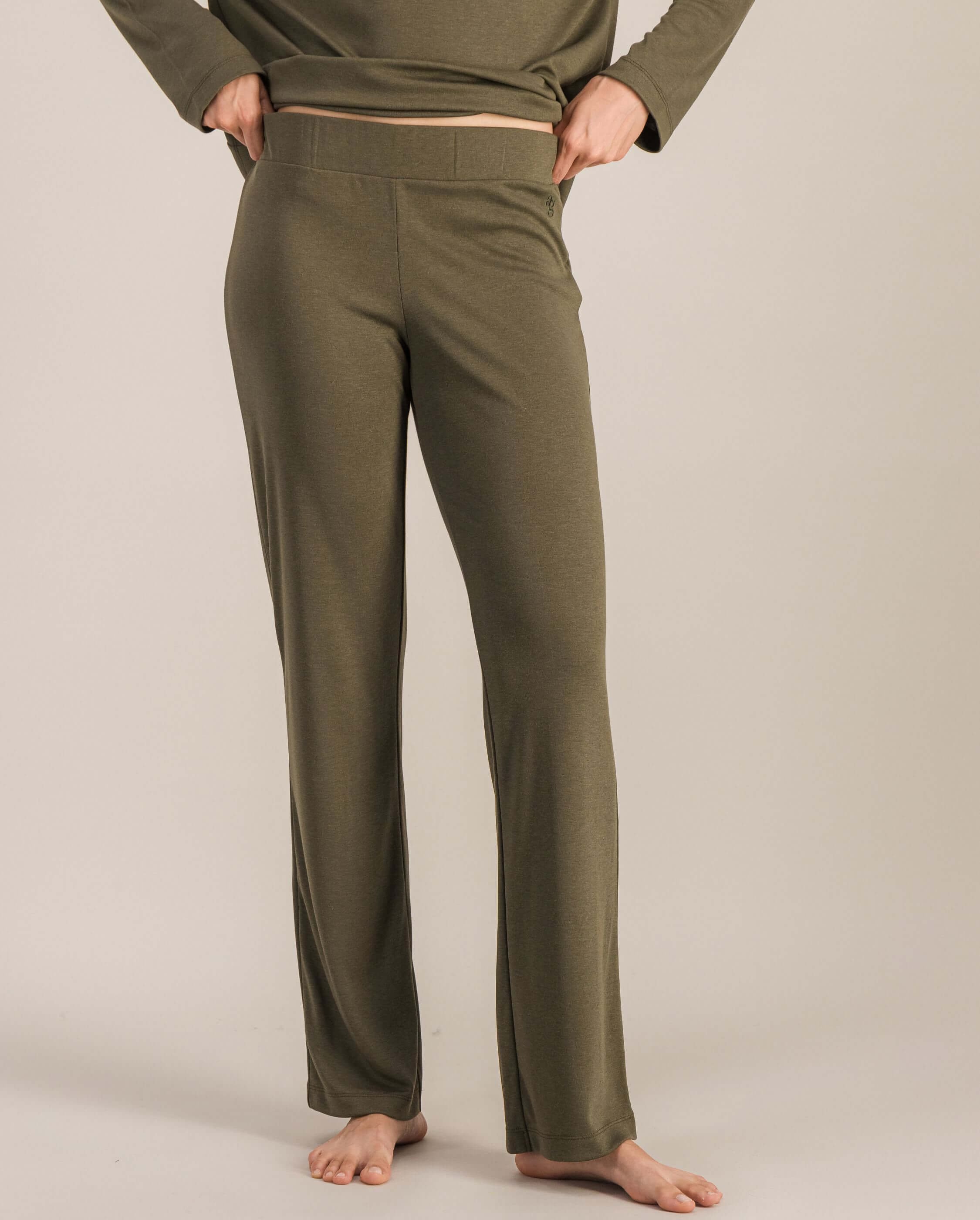 Women's pajama bottoms, matcha ANGARDE Green