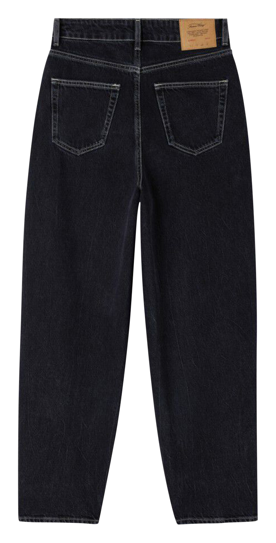 Cotton balloon jeans AMERICAN VINTAGE Black