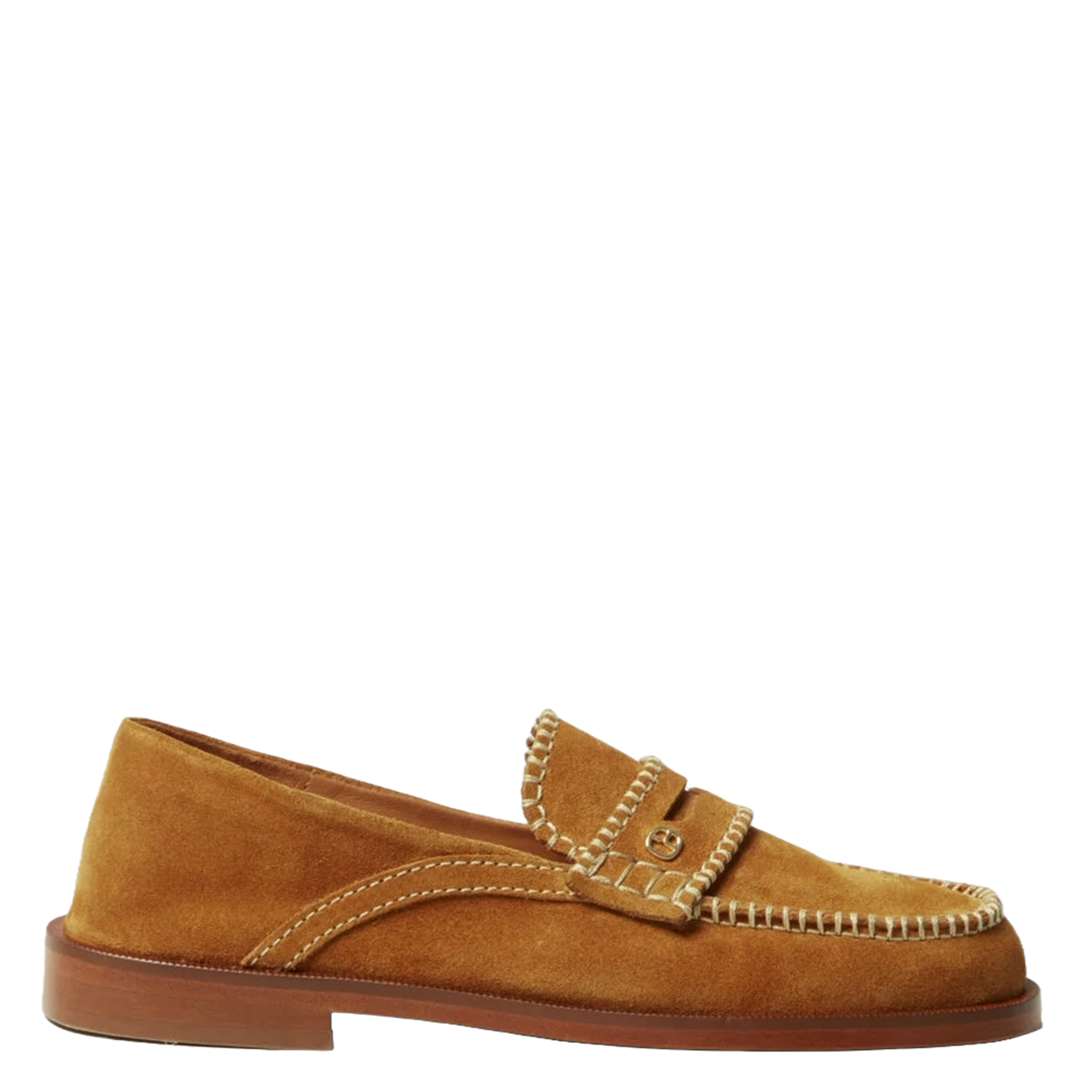 Mocassins en cuir CLAUDIE PIERLOT Marron