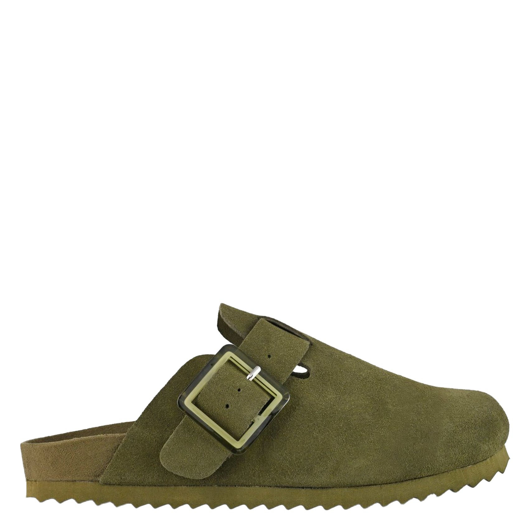 Sabot en cuir mélangé COLORS OF CALIFORNIA Kaki