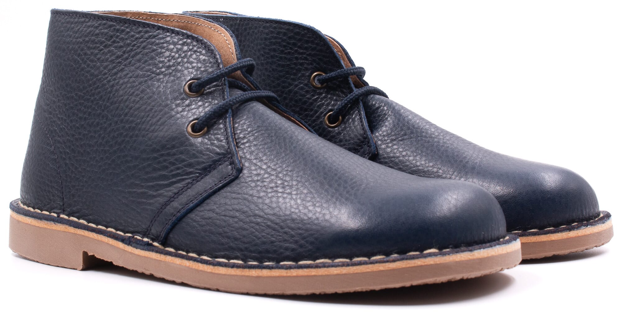 Desert boots en cuir Boni & Sidonie Bleu