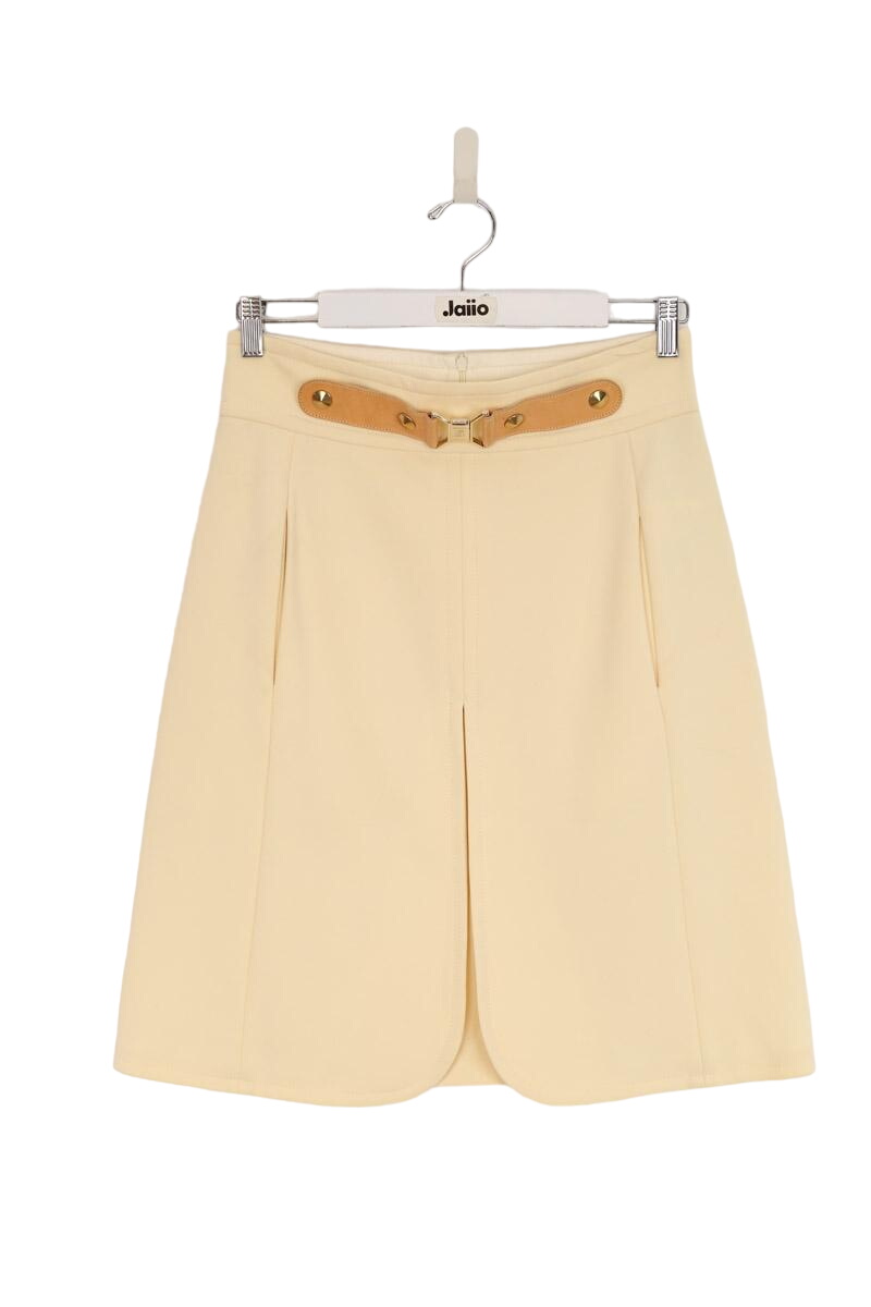 Cotton mini skirt SONIA RYKIEL - Seconde Main Yellow