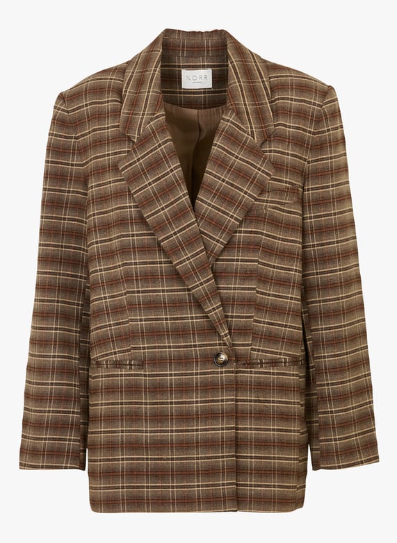 Giacca monopetto in misto lino Donna, Beige | Milano Giacca monopetto in misto lino Donna, Beige | Milano