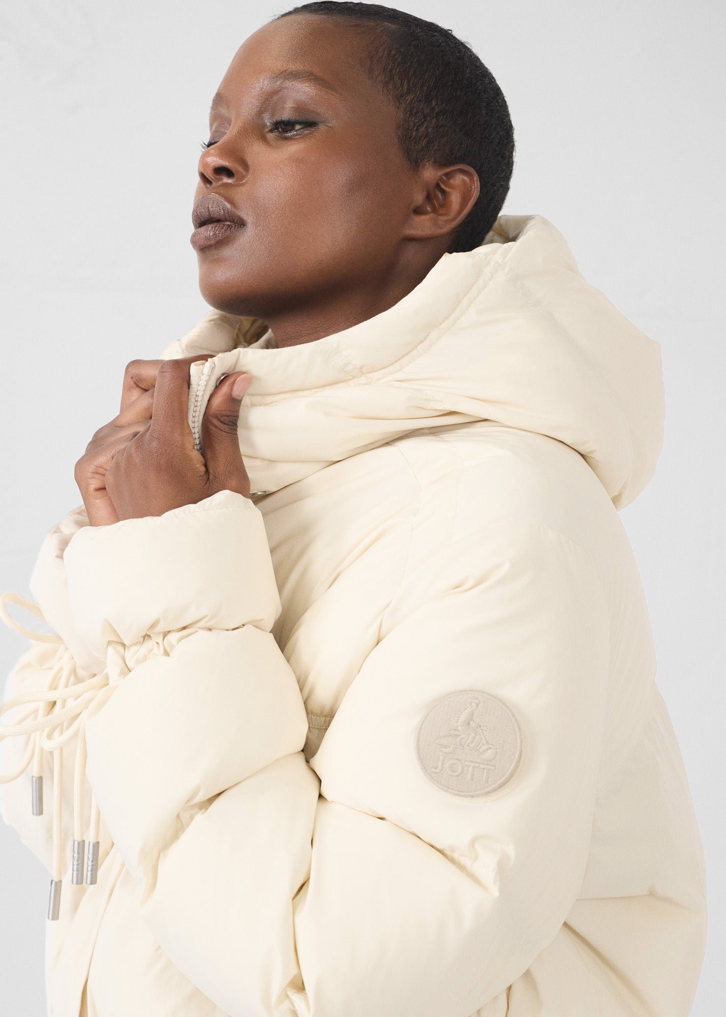 Puffer jacket for extreme cold weather - Nami JOTT White