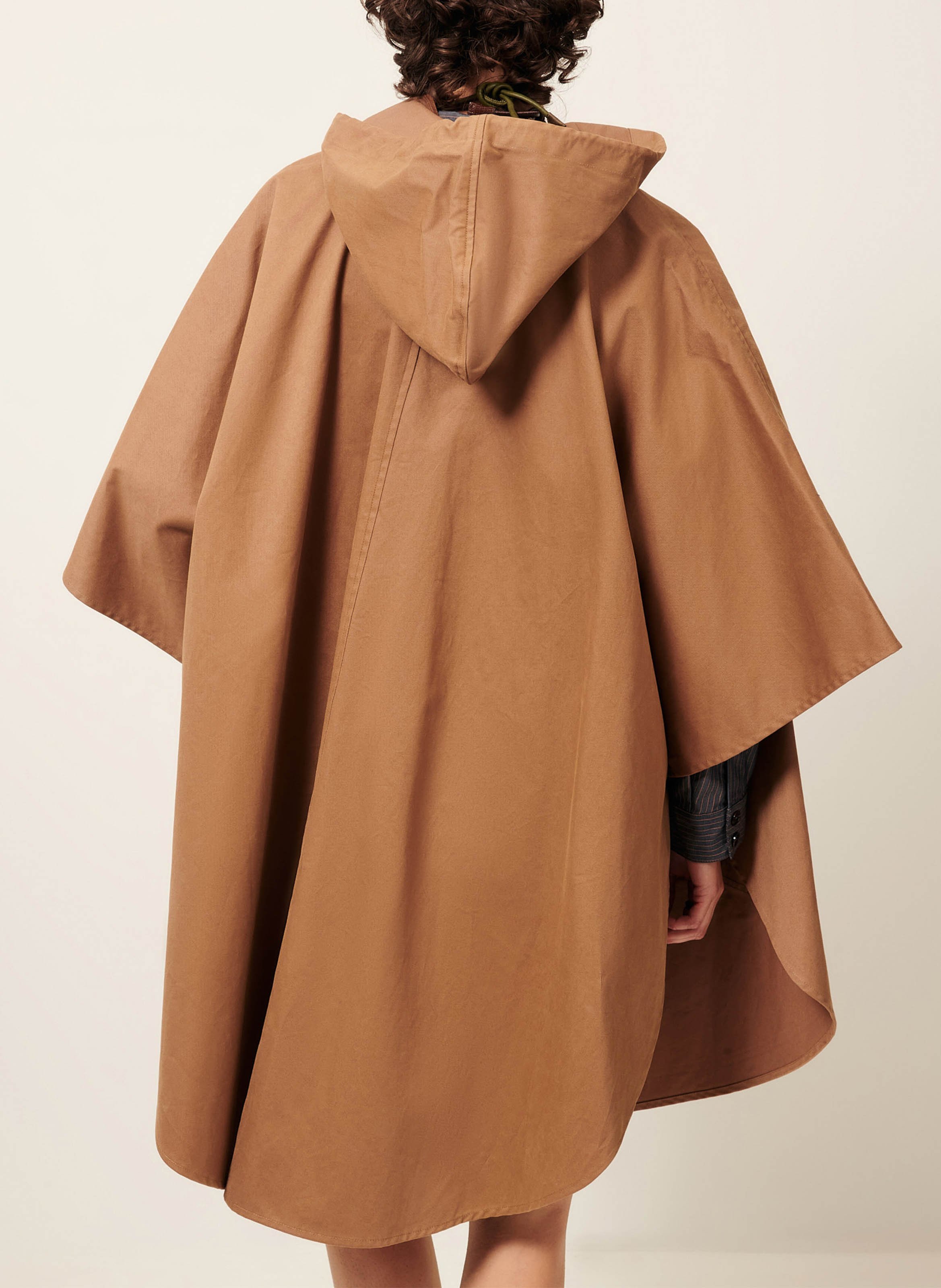 Oversize Baumwollcape SESSUN Beige