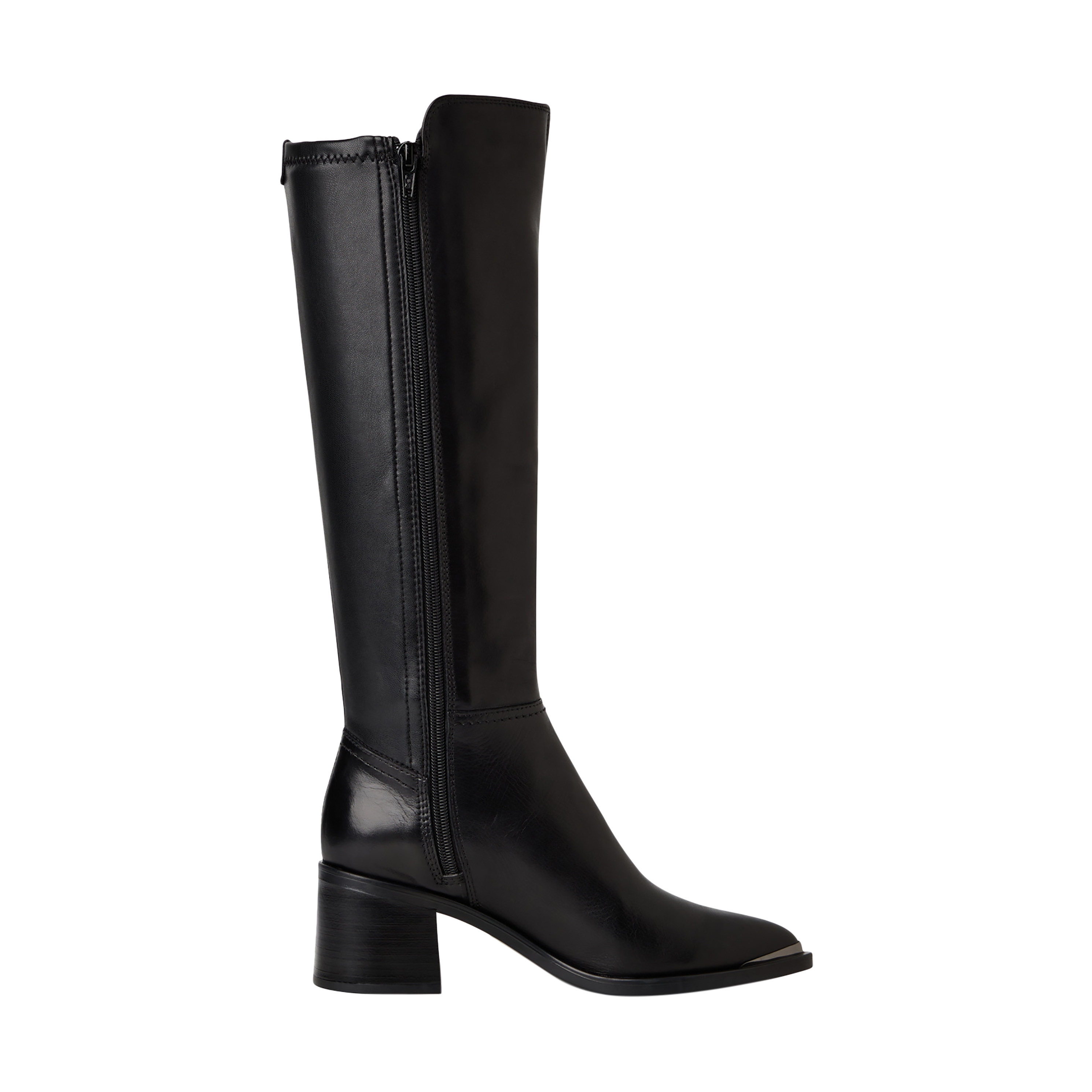Leather heeled boots TAMARIS Black