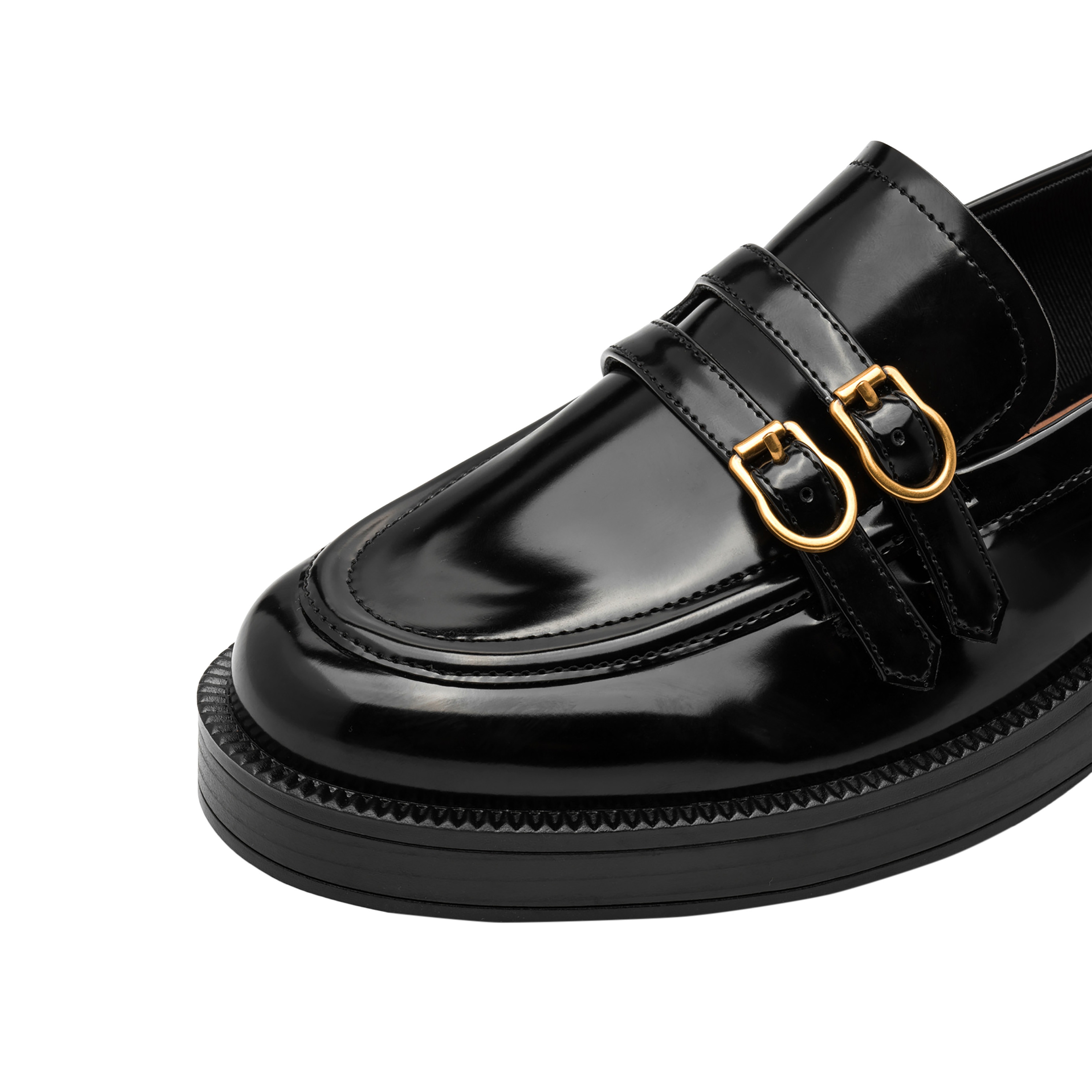 Slip-on moccasin TAMARIS Black