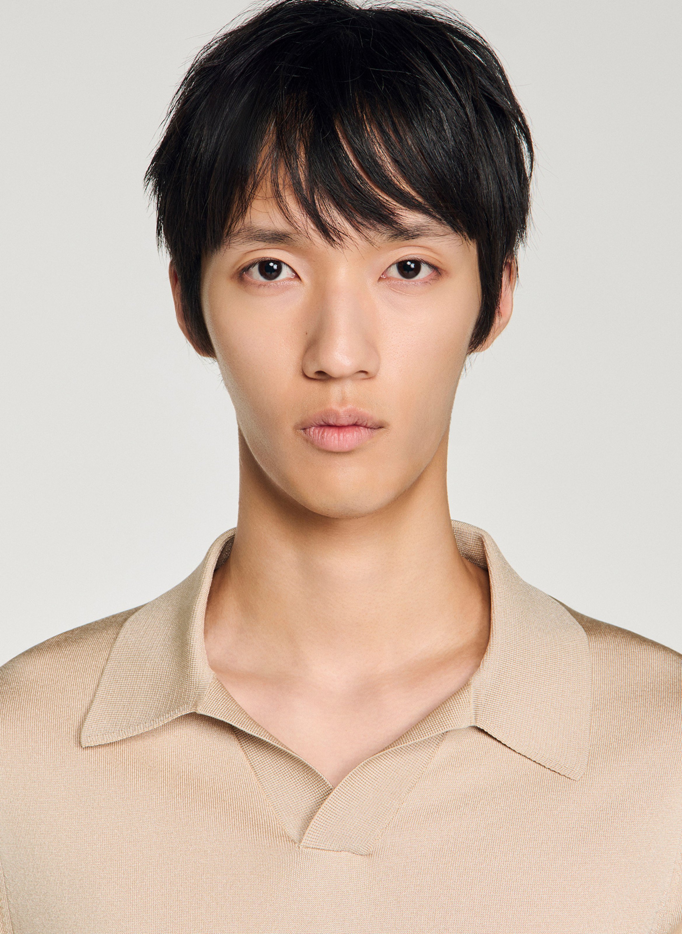 Polo regular-fit SANDRO Beige