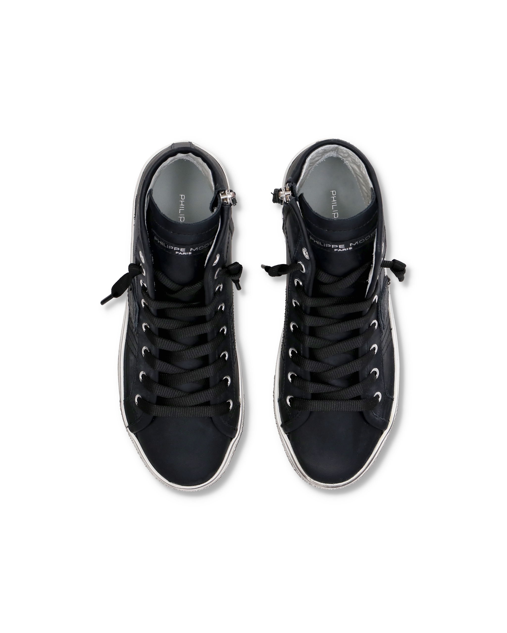 Paris High Top Sneakers PHILIPPE MODEL Black