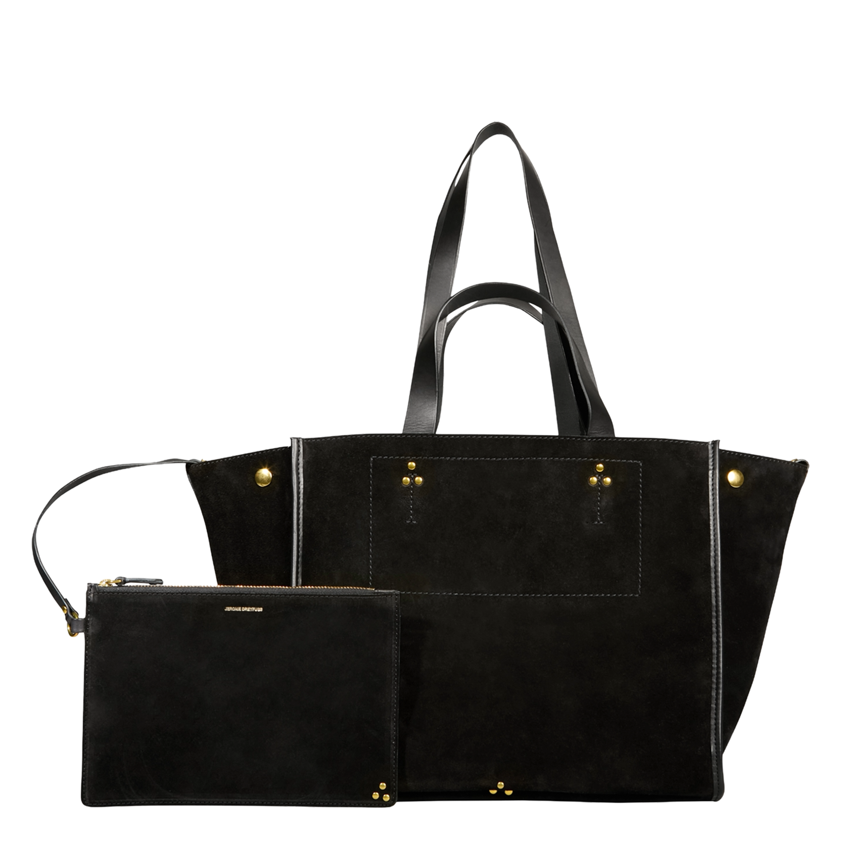 Suede tote bag JEROME DREYFUSS