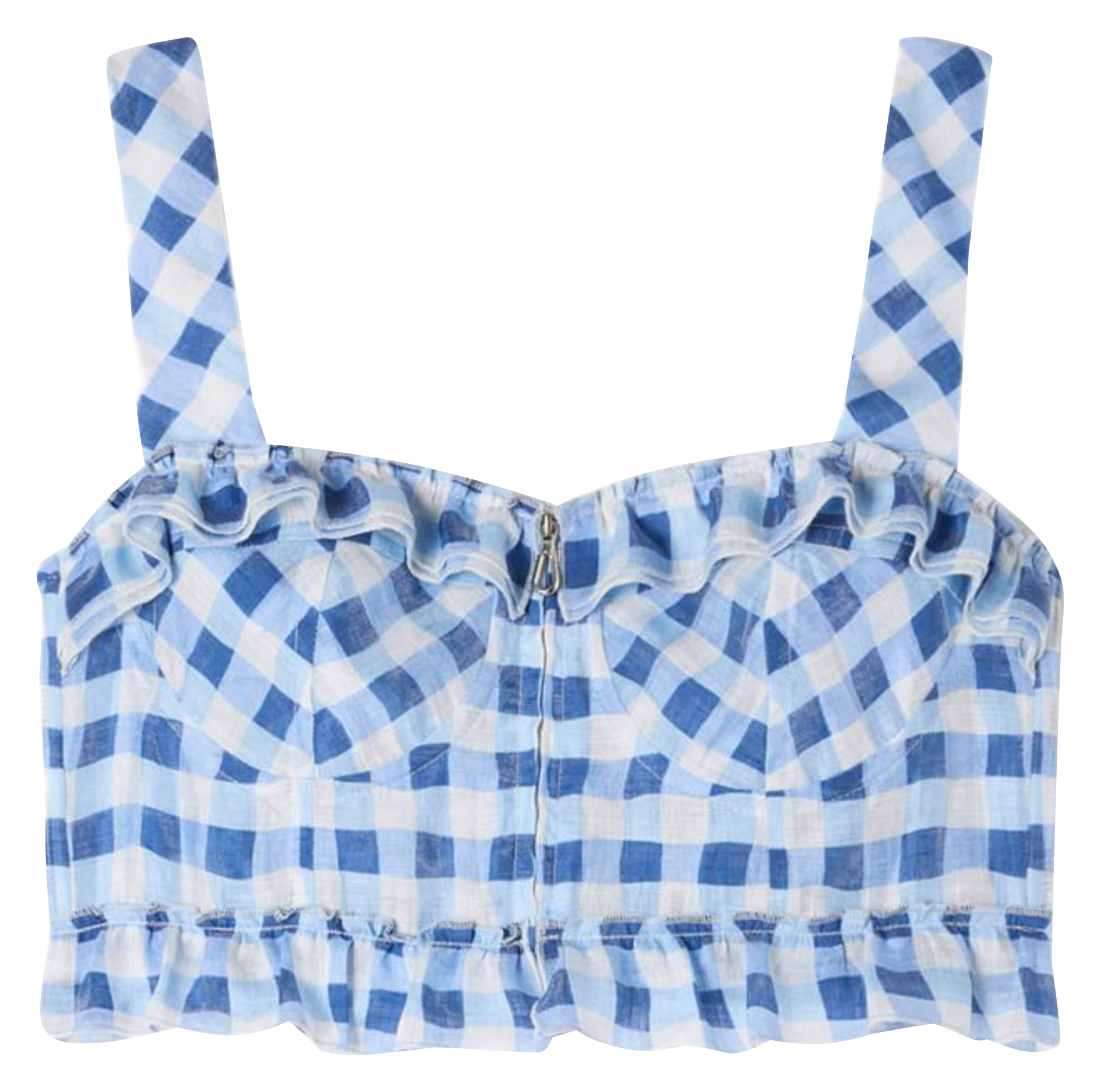 Linnen mix top SANDRO Blauw