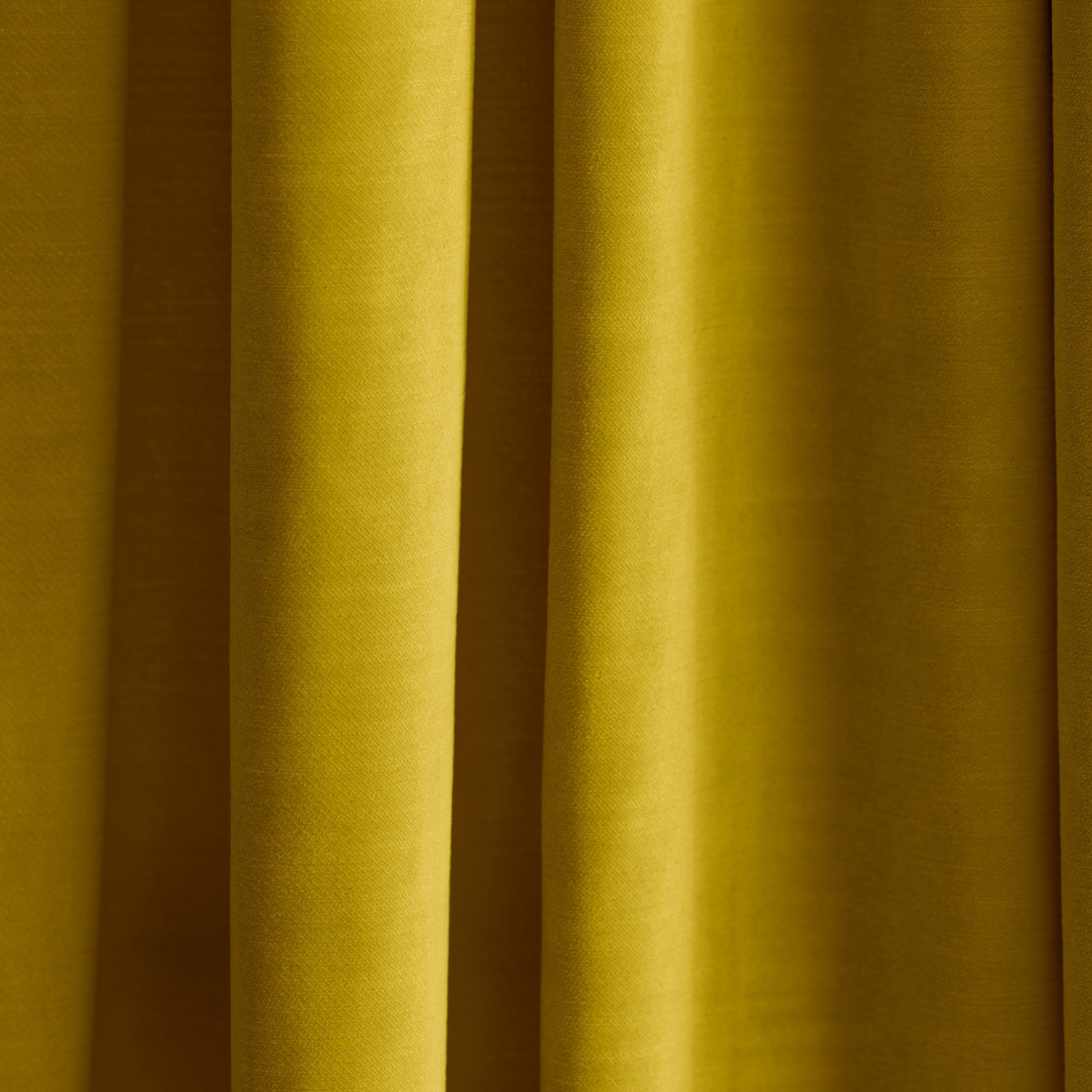 Madura - Dalila sheer velvet curtain fluid and luminous brown 135x280 cm MADURA Yellow