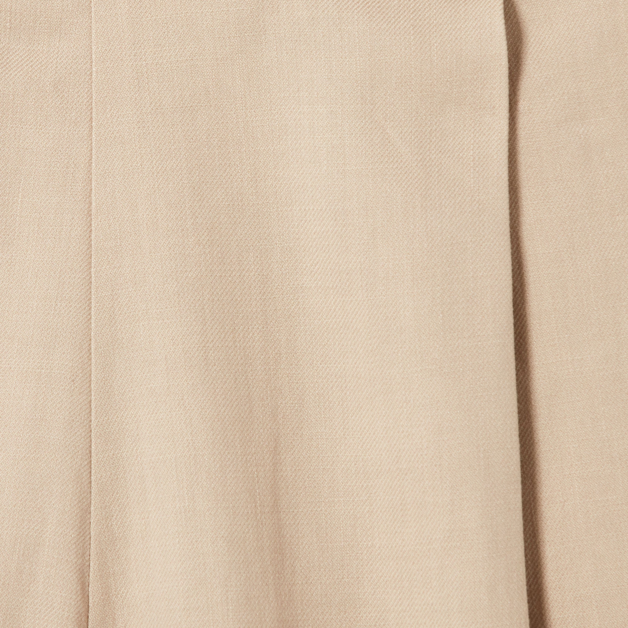 <em>Bermuda</em> recto en lino y mezcla de algodón CLAUDIE PIERLOT Beige